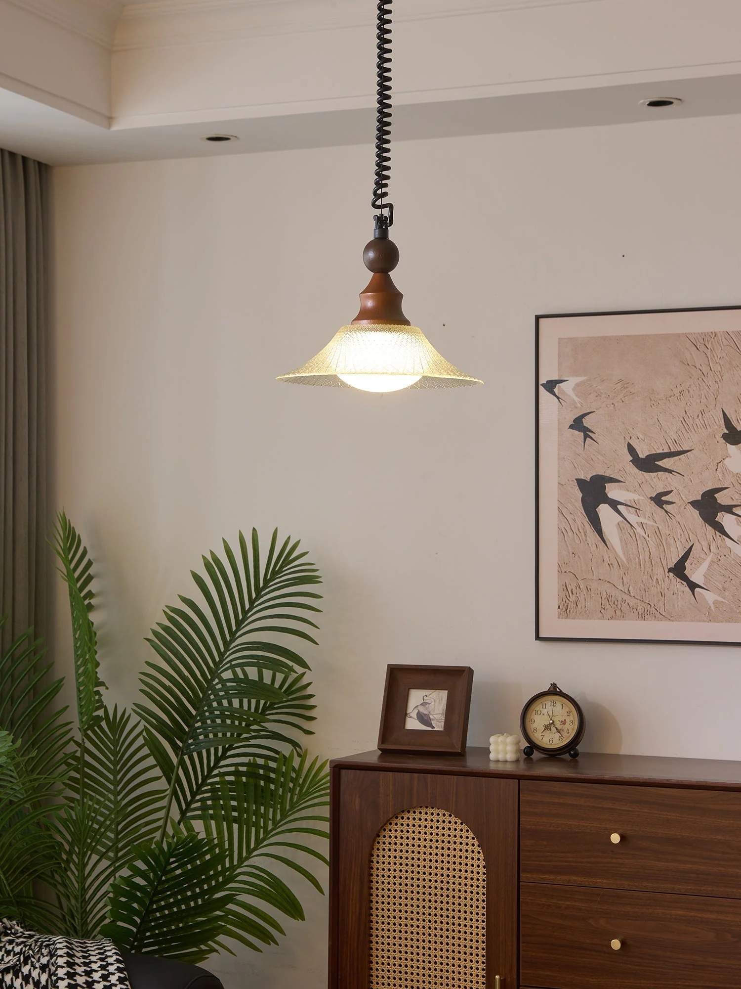 Syraeeth Premium Nordic Art Wood Pendant Light - Image 43
