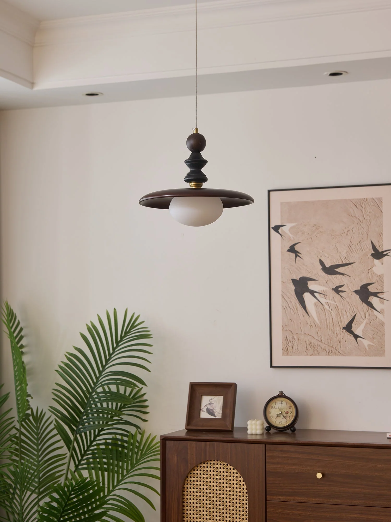 Syraeeth Premium Nordic Art Wood Pendant Light - Image 5