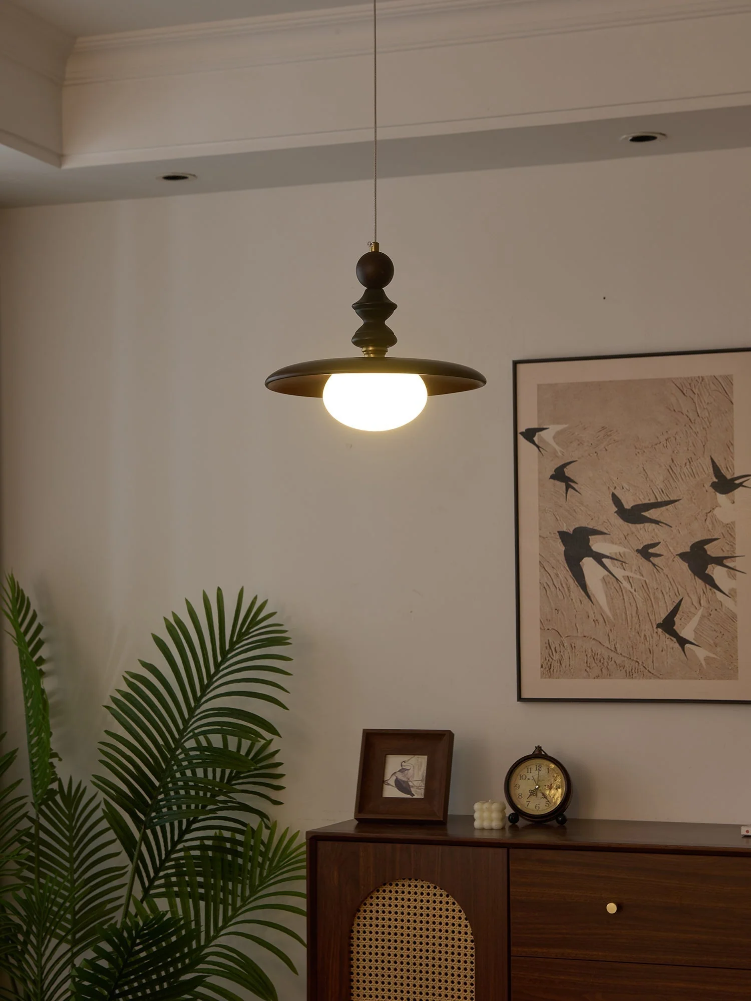 Syraeeth Premium Nordic Art Wood Pendant Light - Image 7