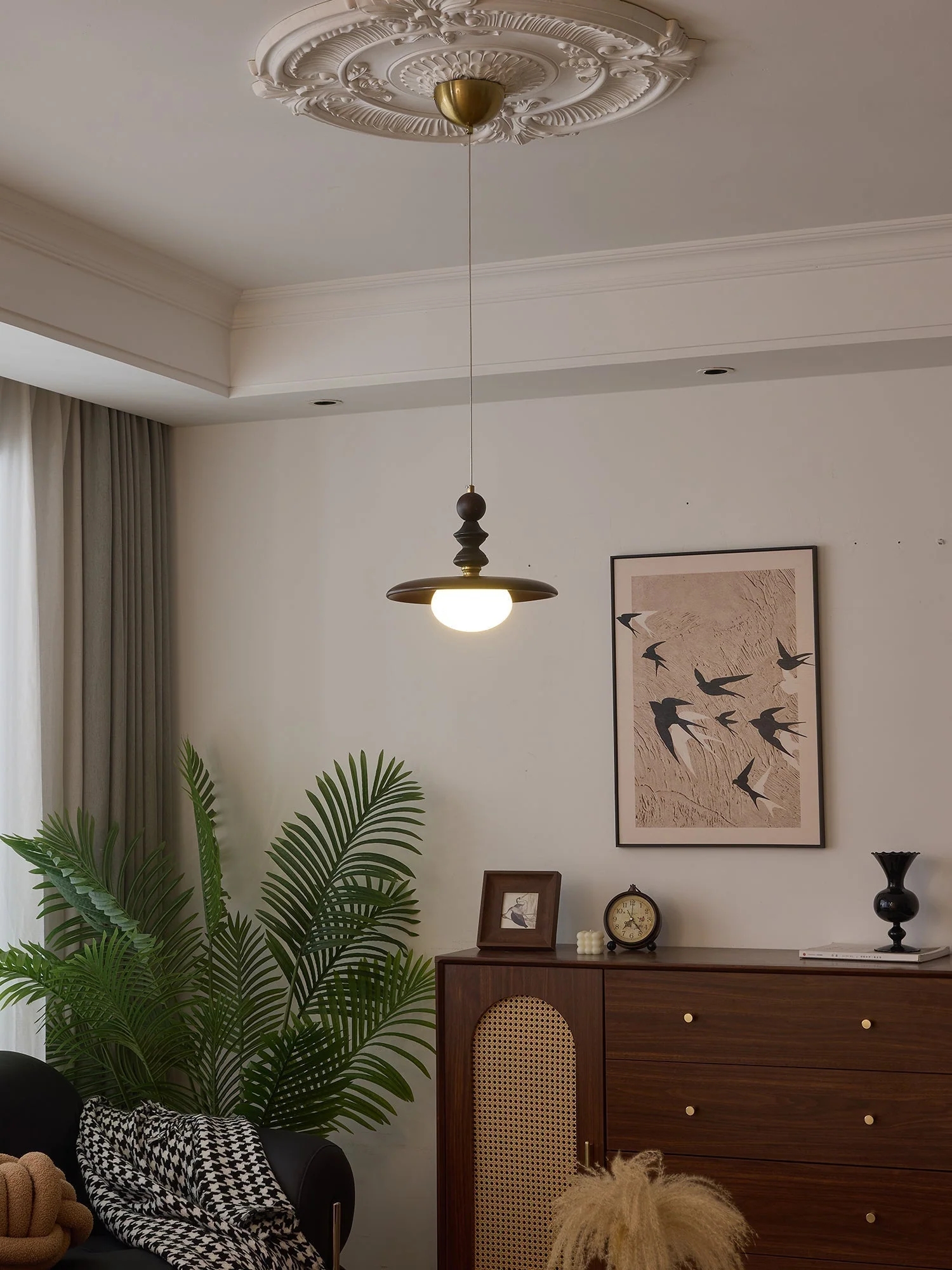 Syraeeth Premium Nordic Art Wood Pendant Light - Image 8