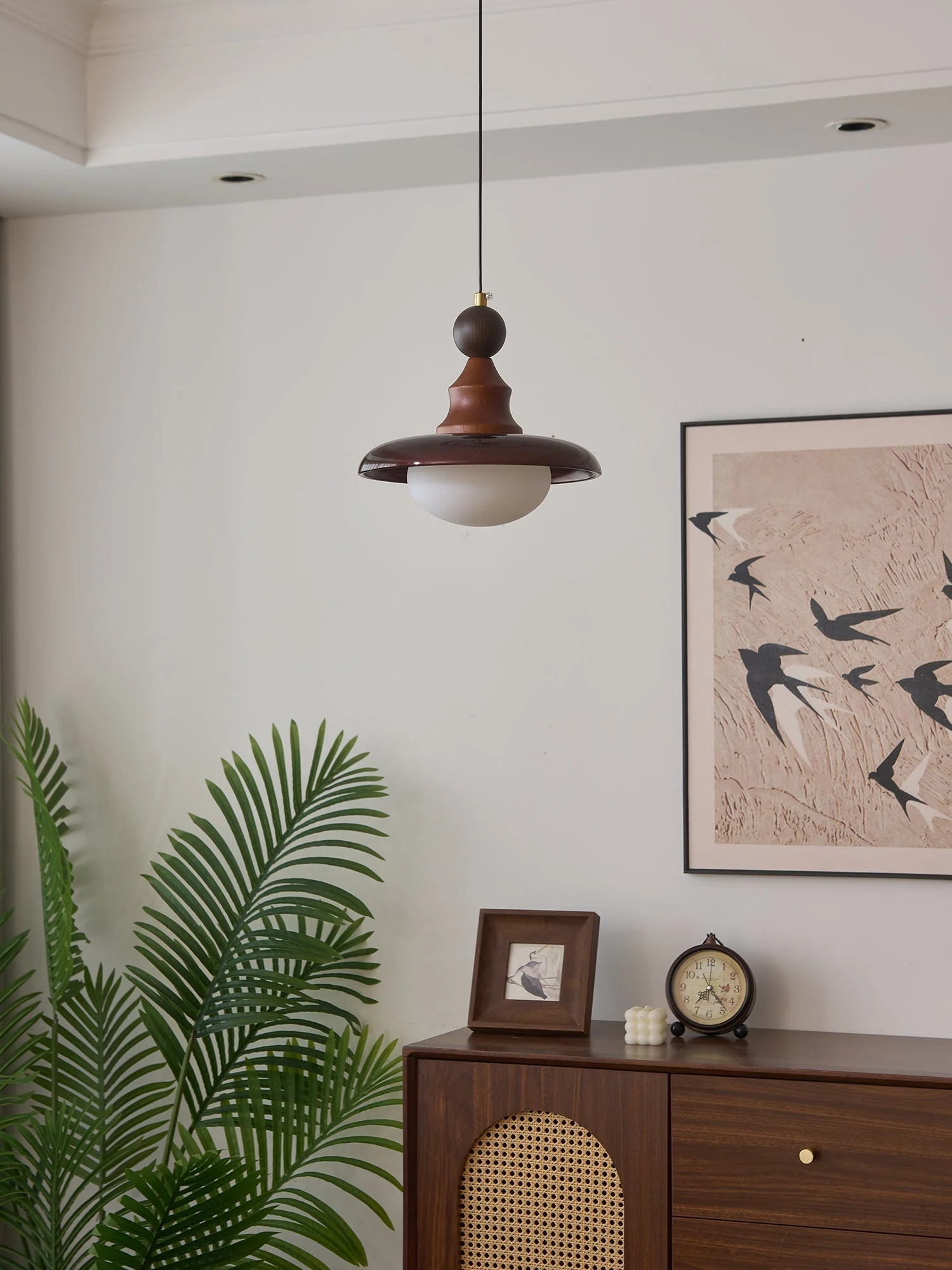 Syraeeth Premium Nordic Art Wood Pendant Light - Image 9