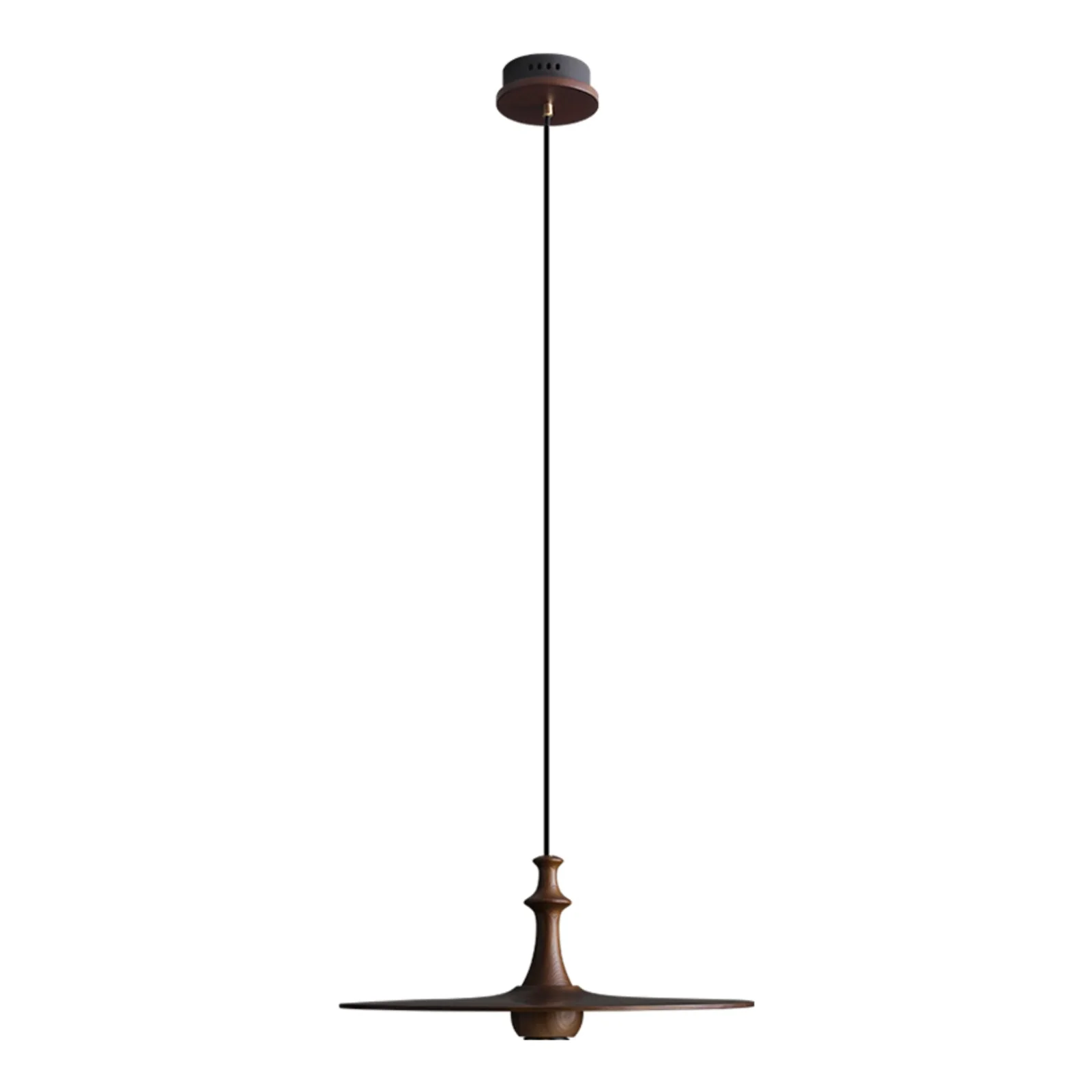 Syrinyra Sculptural Wood Disc Pendant Light - Image 48