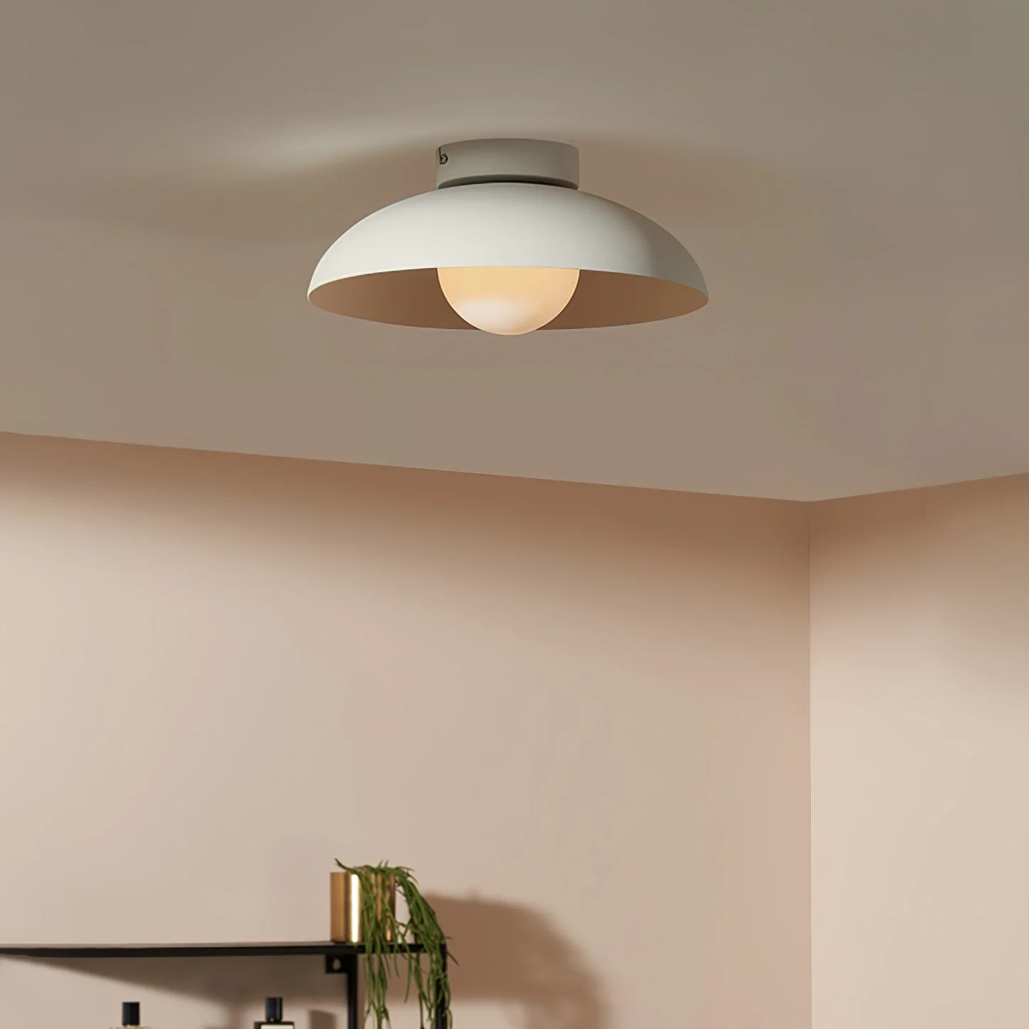 Sysilan Nordic Art Dome Glass Ceiling Lamp - Image 12