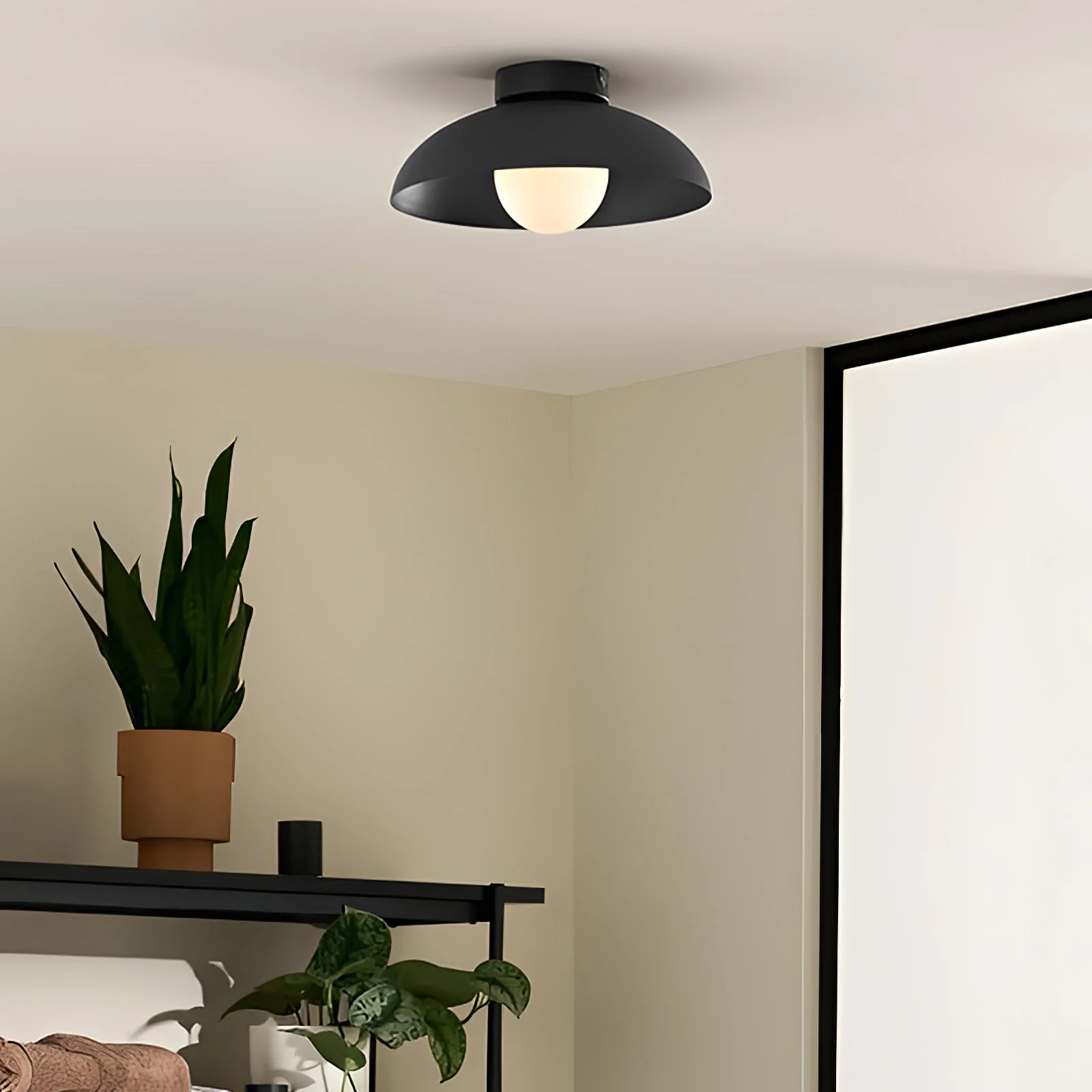 Sysilan Nordic Art Dome Glass Ceiling Lamp - Image 13