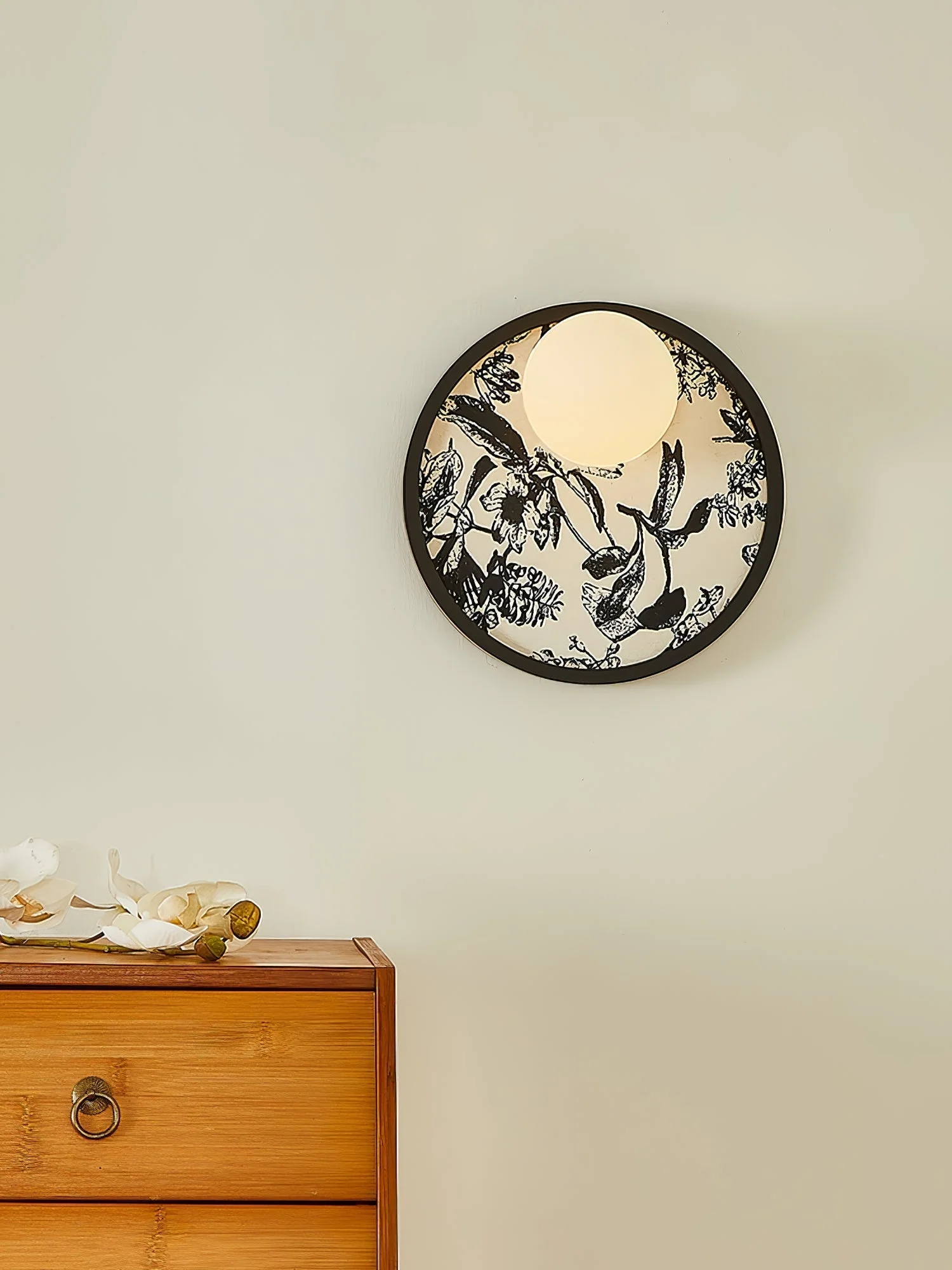 Sytala Premium Nordic Art Orbit Fabric Wall Light - Image 10