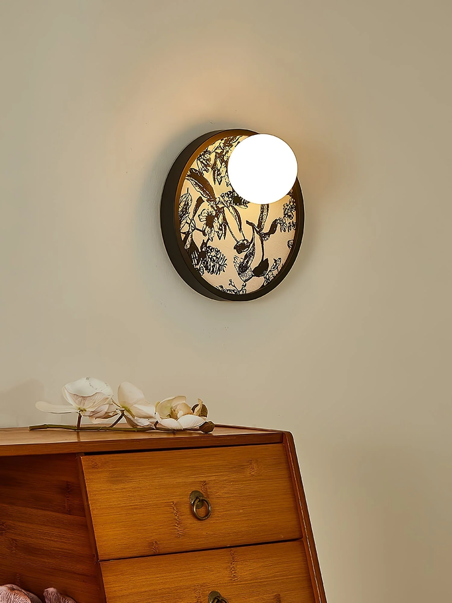 Sytala Premium Nordic Art Orbit Fabric Wall Light - Image 11
