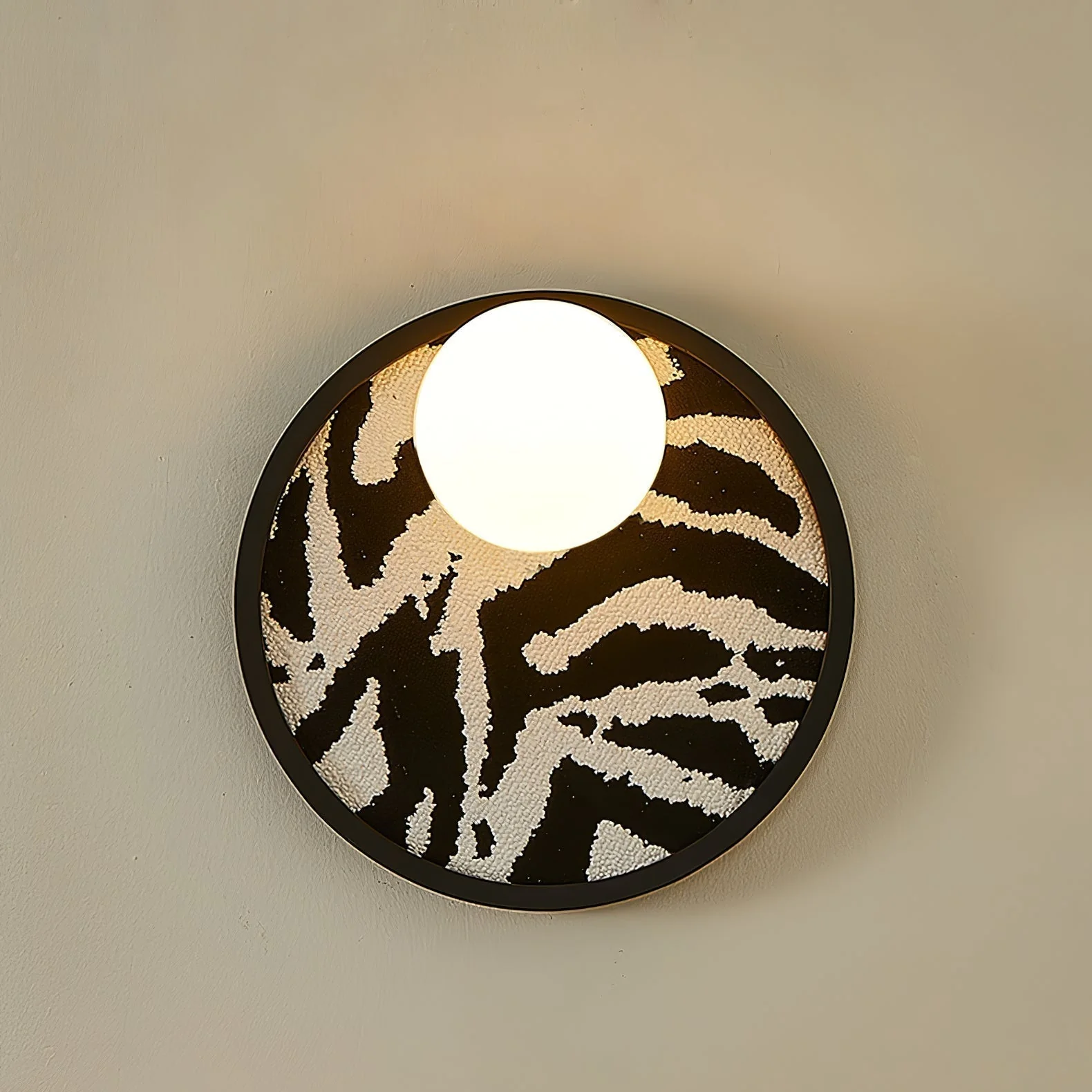 Sytala Premium Nordic Art Orbit Fabric Wall Light - Image 15