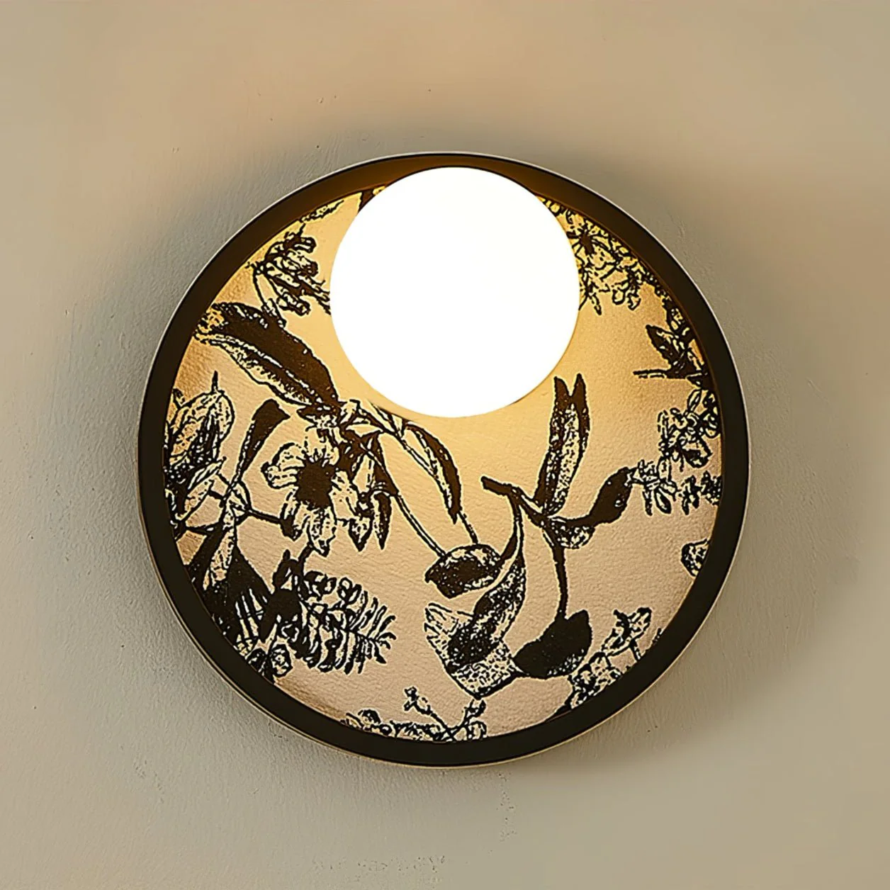 Sytala Premium Nordic Art Orbit Fabric Wall Light - Image 2