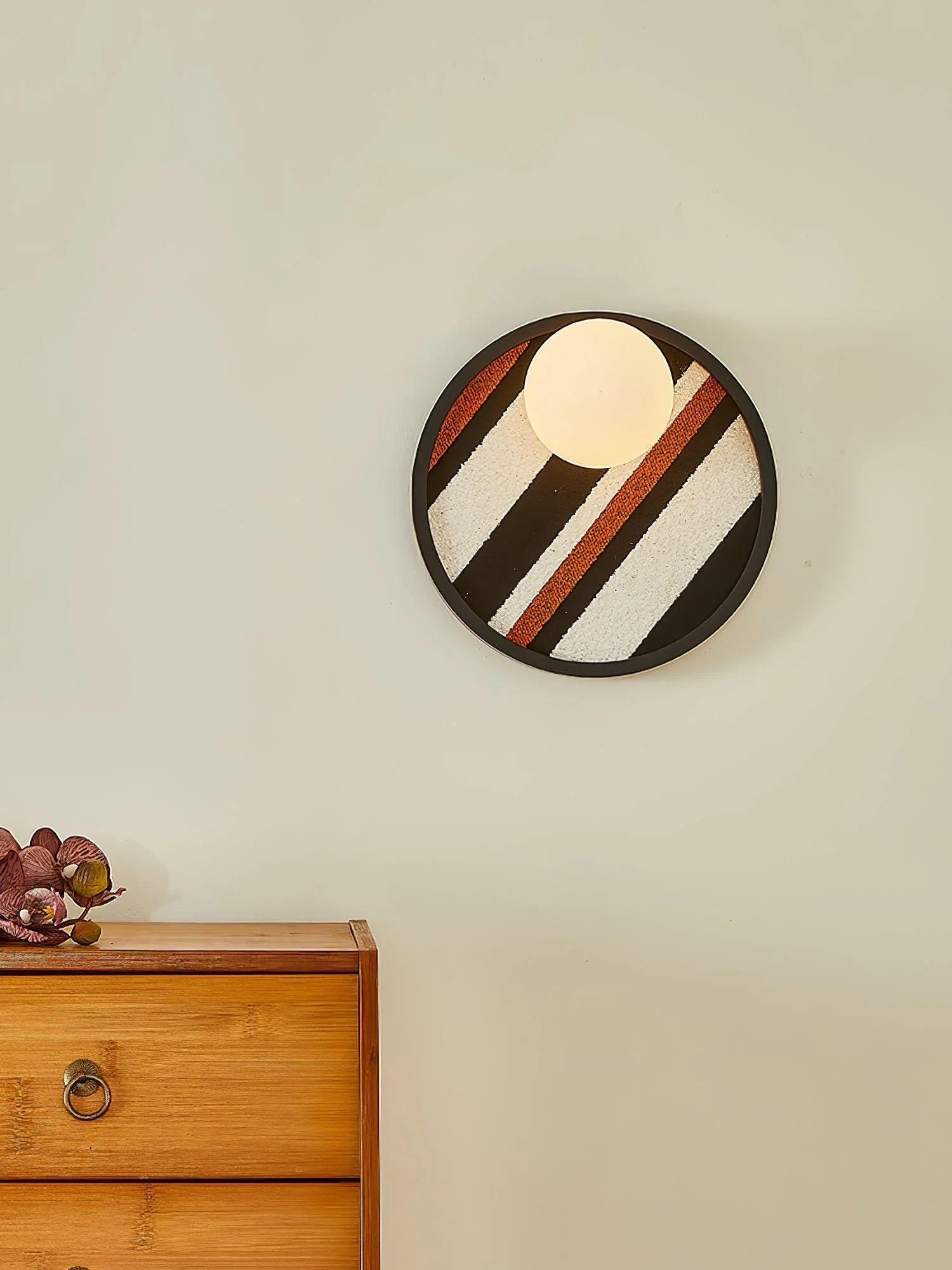 Sytala Premium Nordic Art Orbit Fabric Wall Light - Image 20