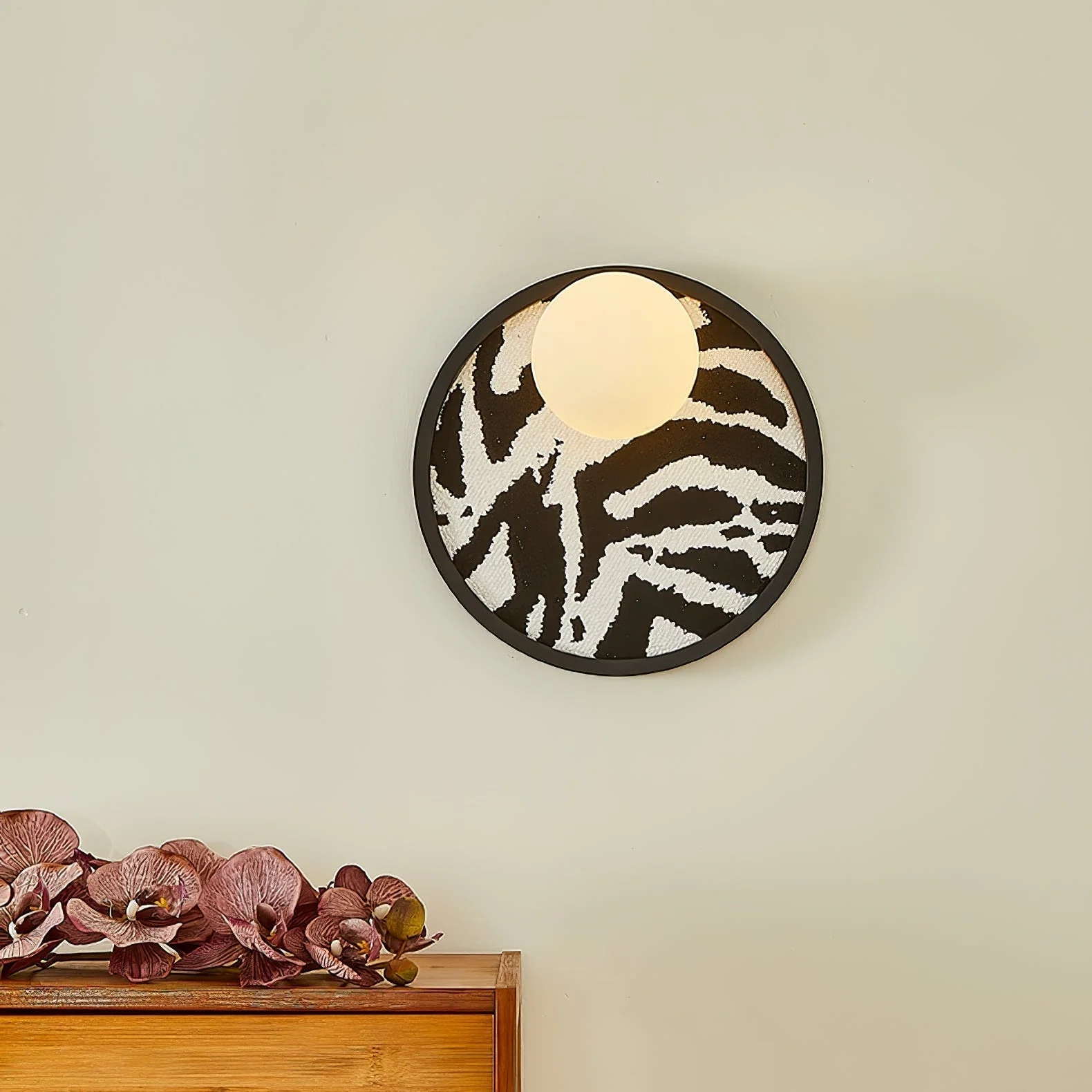 Sytala Premium Nordic Art Orbit Fabric Wall Light - Image 8