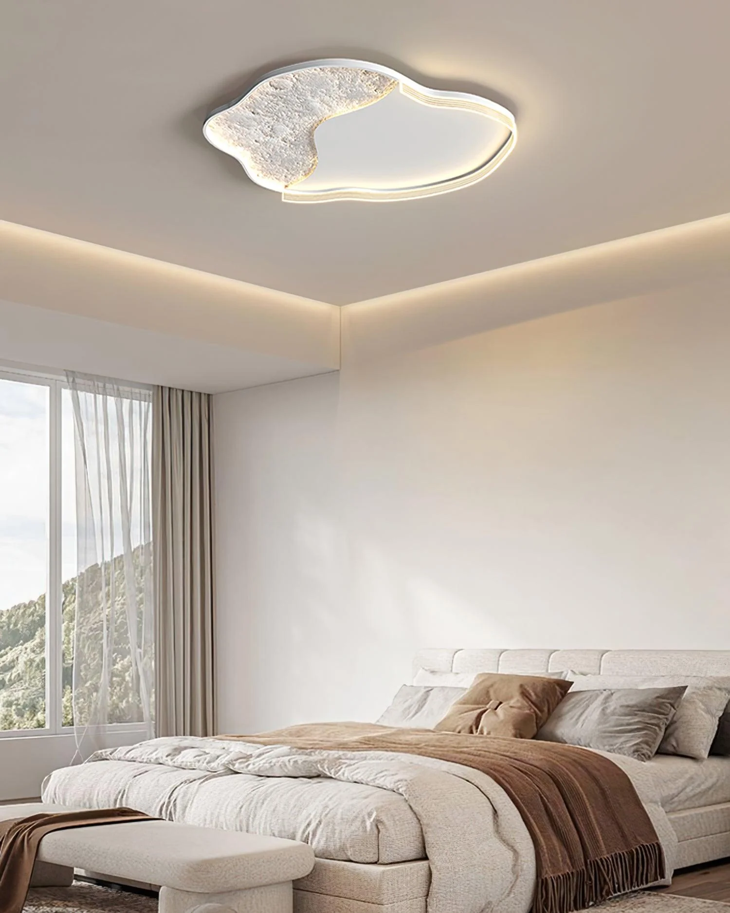 Syvine Nordic Art Lunar Led Ceiling Lamp - Image 15