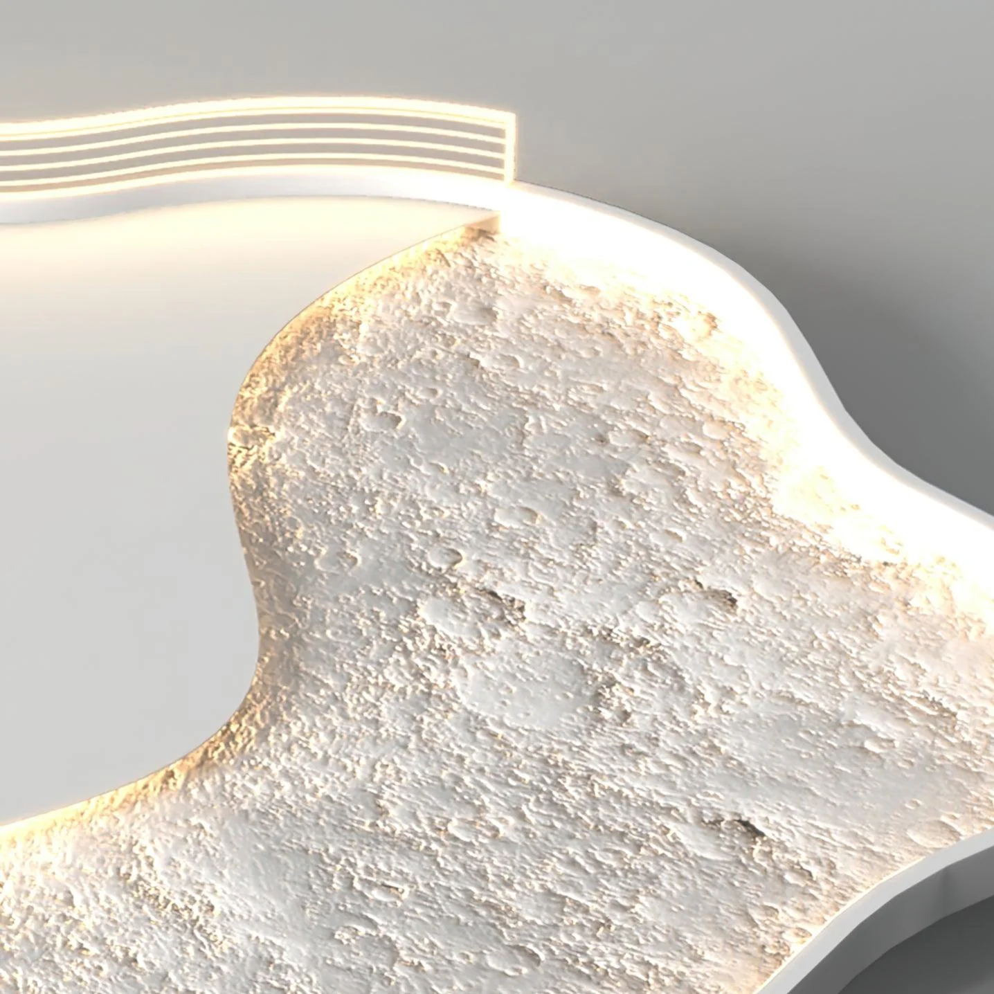 Syvine Nordic Art Lunar Led Ceiling Lamp - Image 7