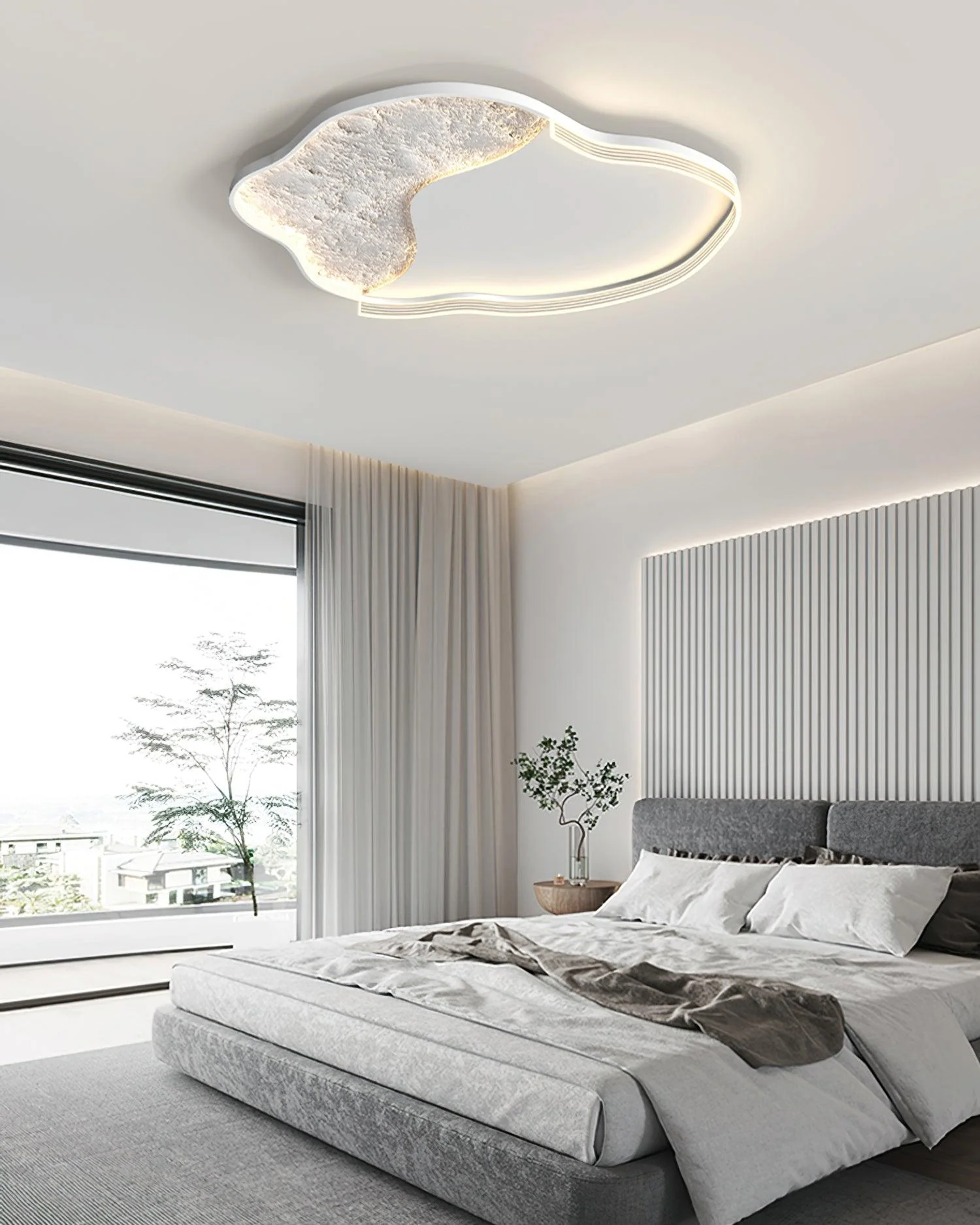 Syvine Nordic Art Lunar Led Ceiling Lamp - Image 9