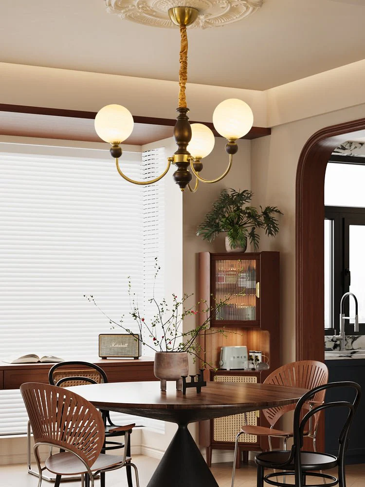 Syvineth Premium Nordic Orbital Wood Chandelier - Image 20