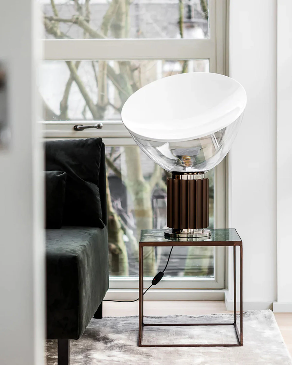 Taccia Modern Glass Table Lamp - Image 16