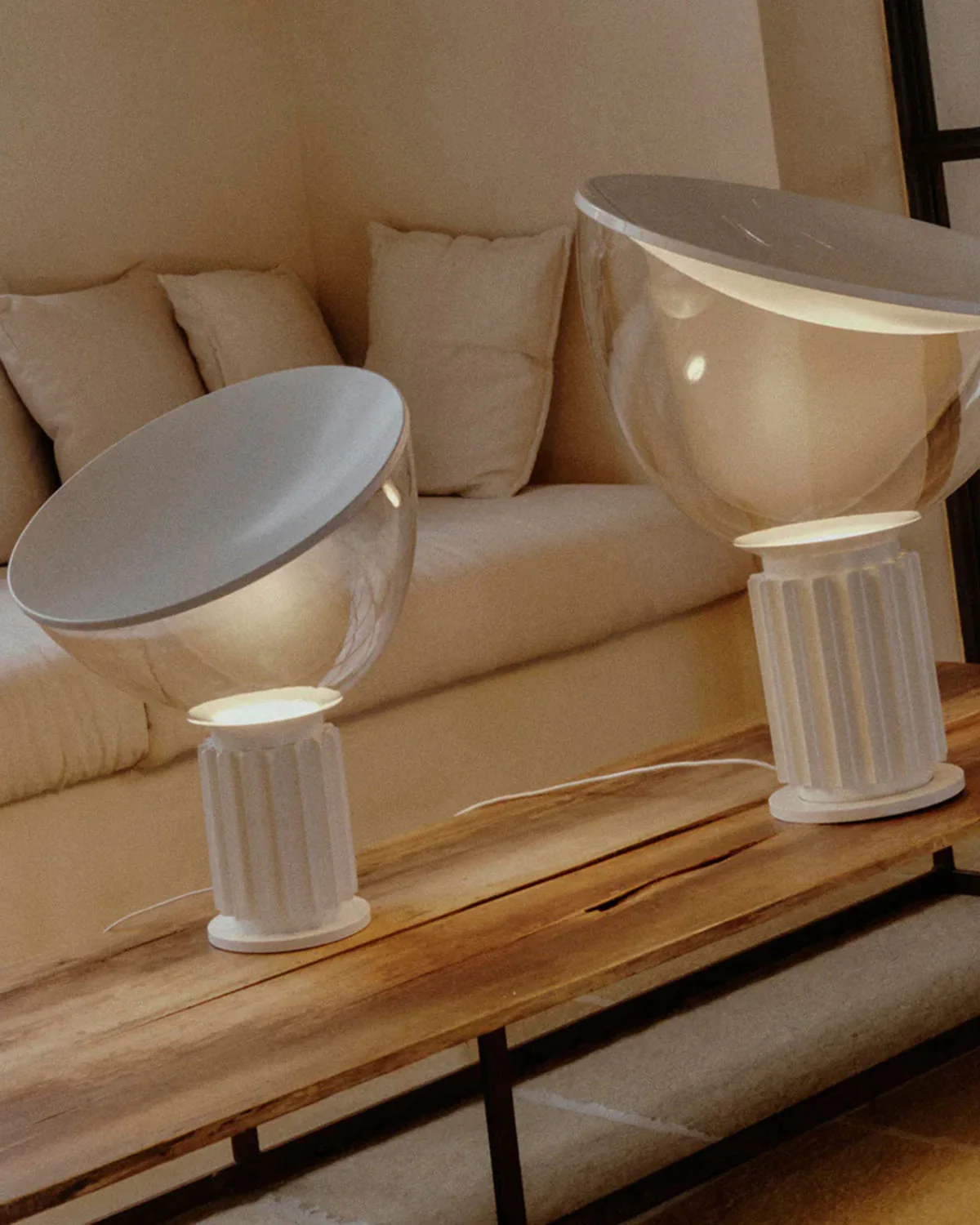 Taccia Modern Glass Table Lamp - Image 31
