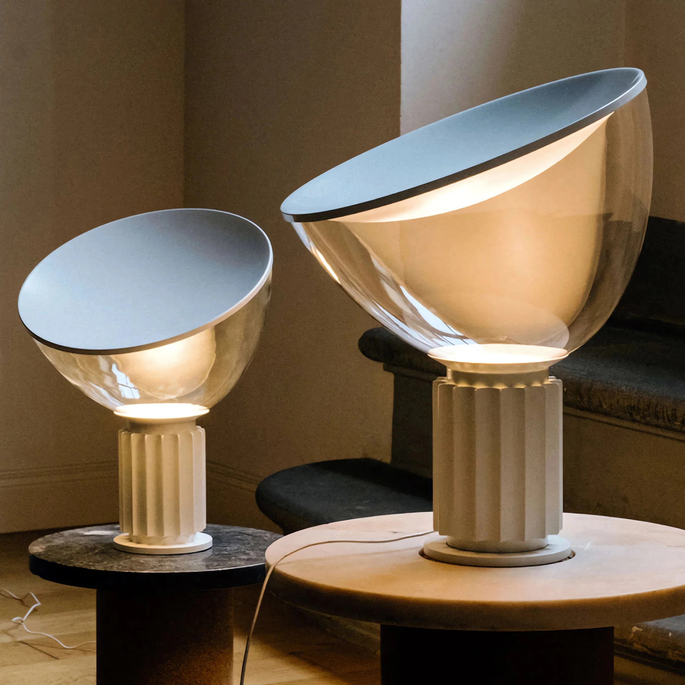 Taccia Modern Glass Table Lamp - Image 32
