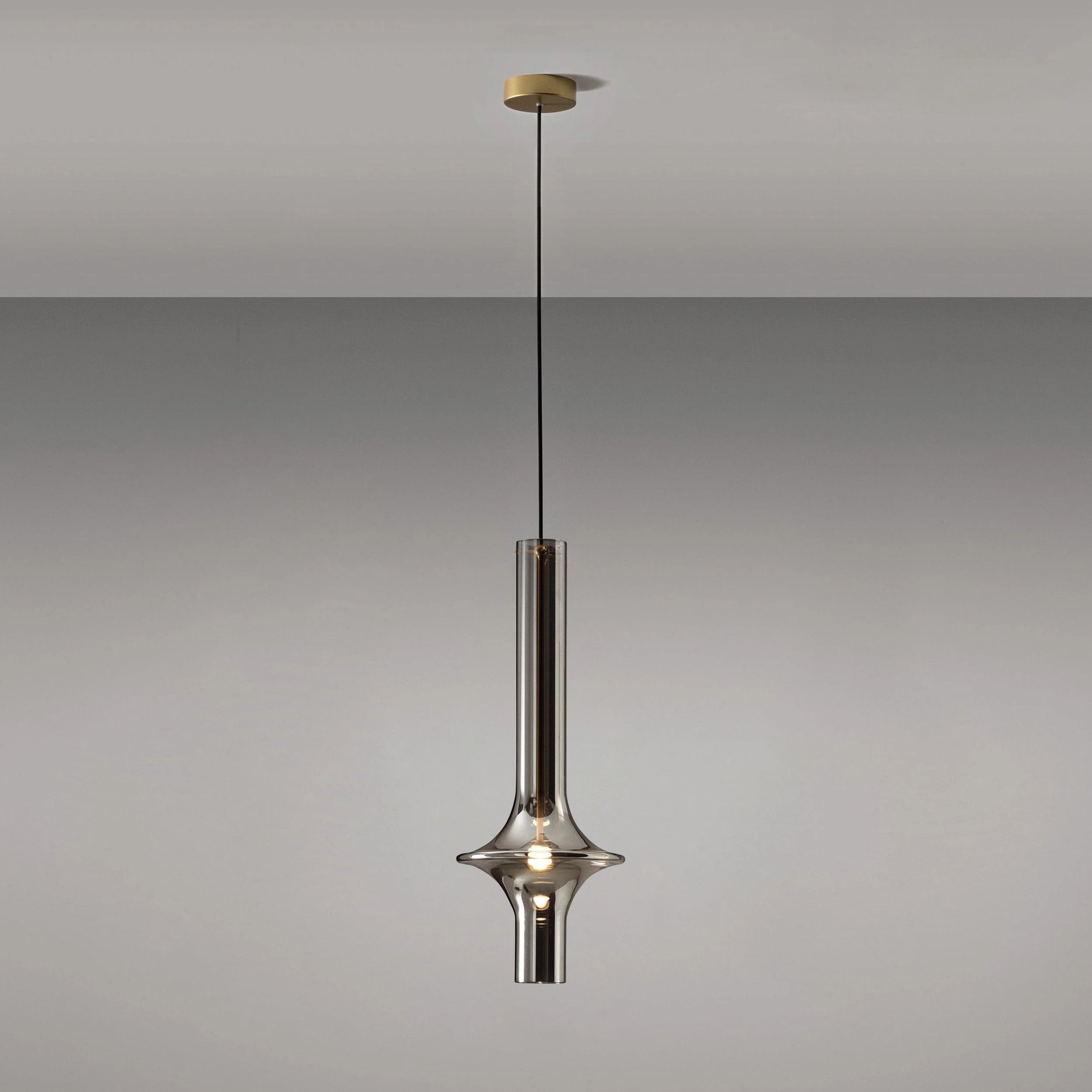 Talera Glass Industrial Glam Pendant Light - Image 12