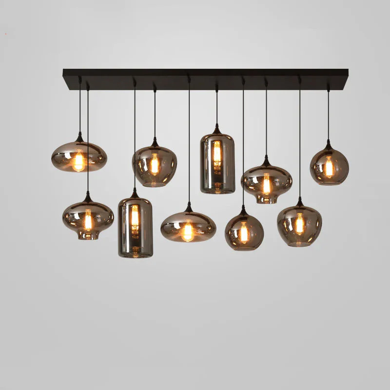 Talis Glass Industrial Chic Pendant Light - Image 22