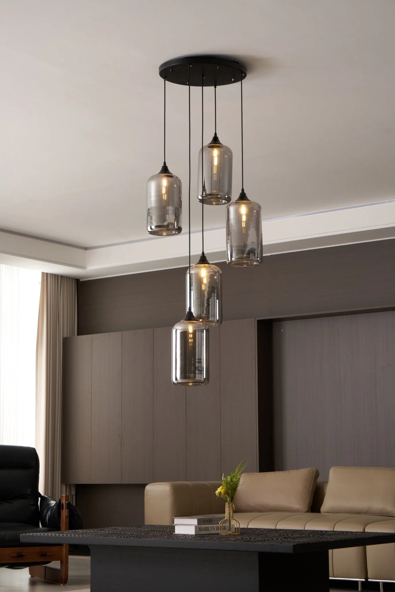 Talis Glass Industrial Chic Pendant Light - Image 46