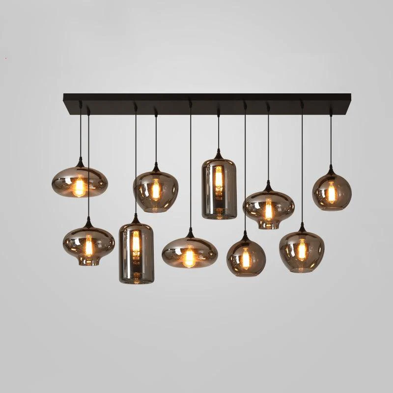 Talis Glass Industrial Chic Pendant Light - Image 7