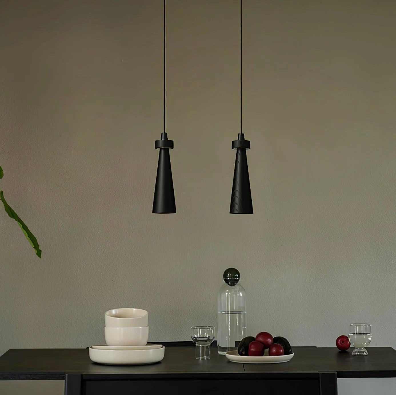 Taper Minimalist Wood Pendant Light - Image 12