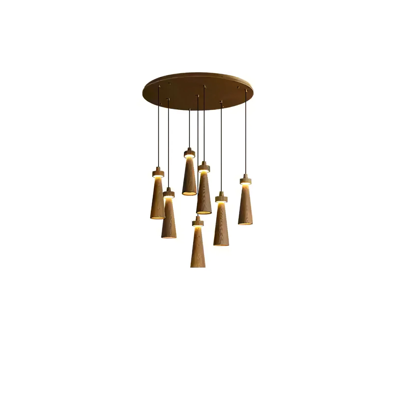 Taper Minimalist Wood Pendant Light - Image 5