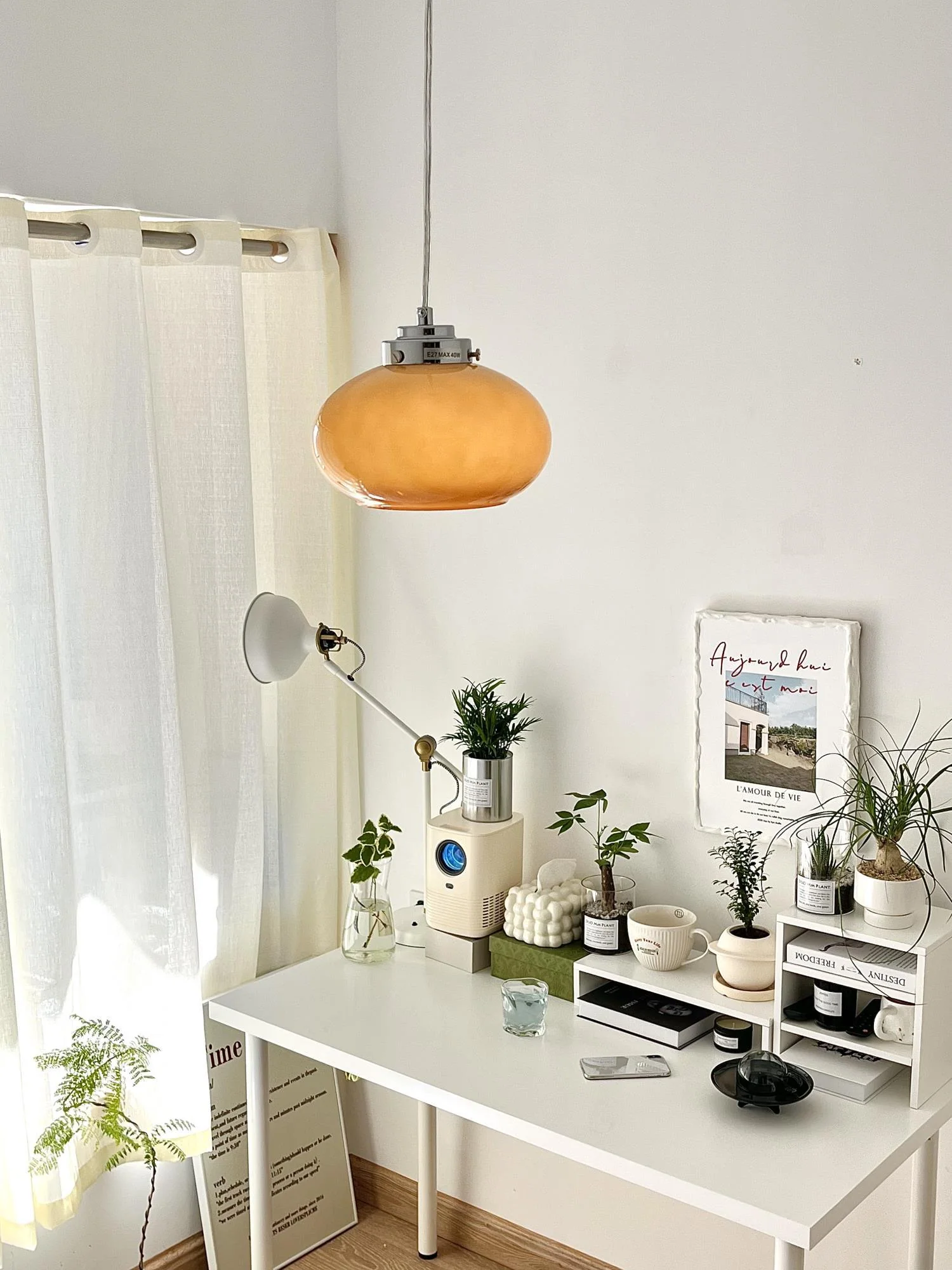 Tavira Glass Retro Pendant Light - Image 19