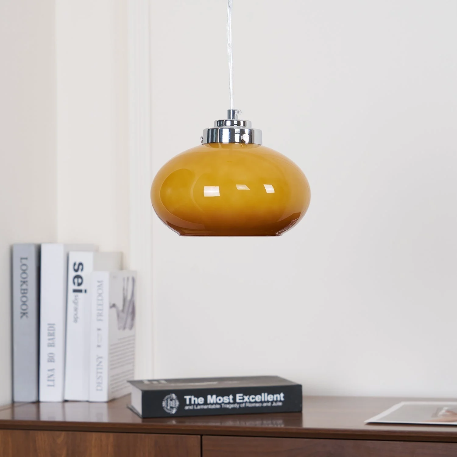 Tavira Glass Retro Pendant Light - Image 32