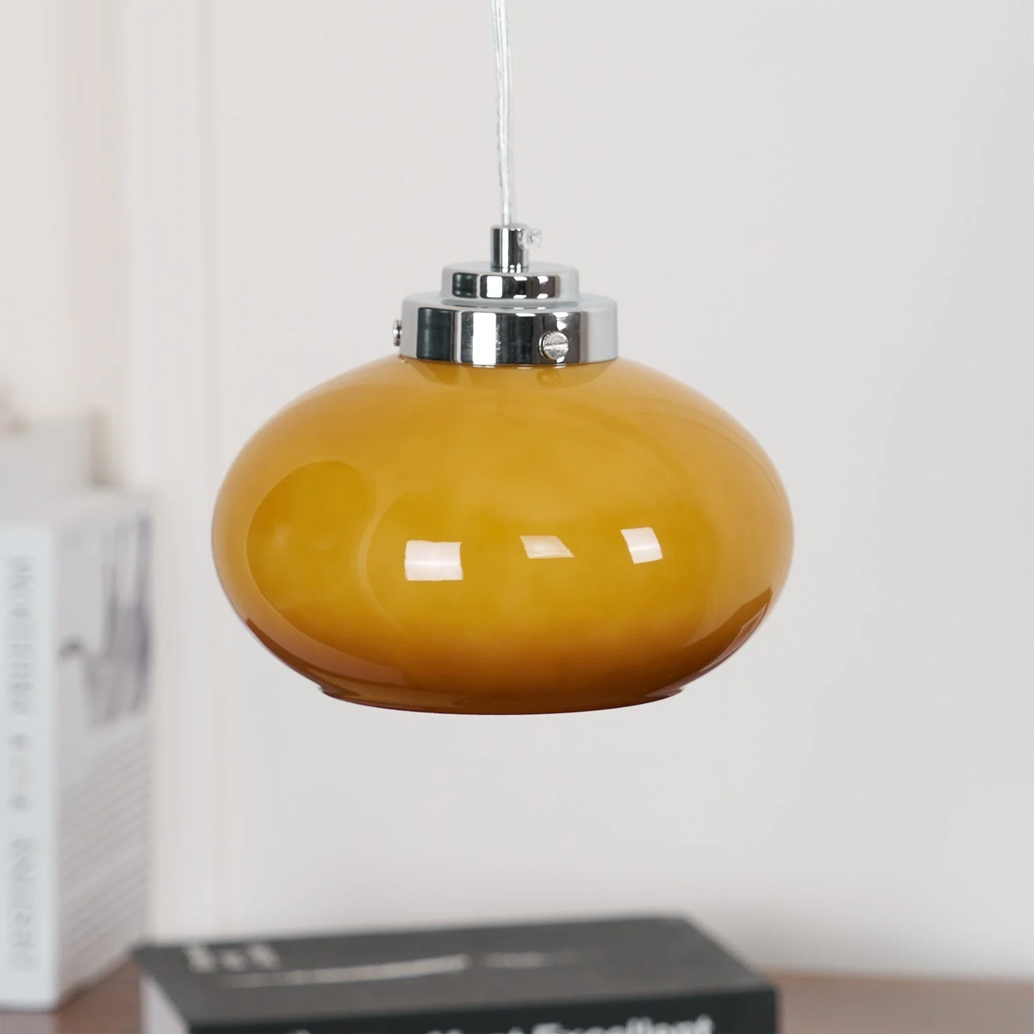 Tavira Glass Retro Pendant Light - Image 5