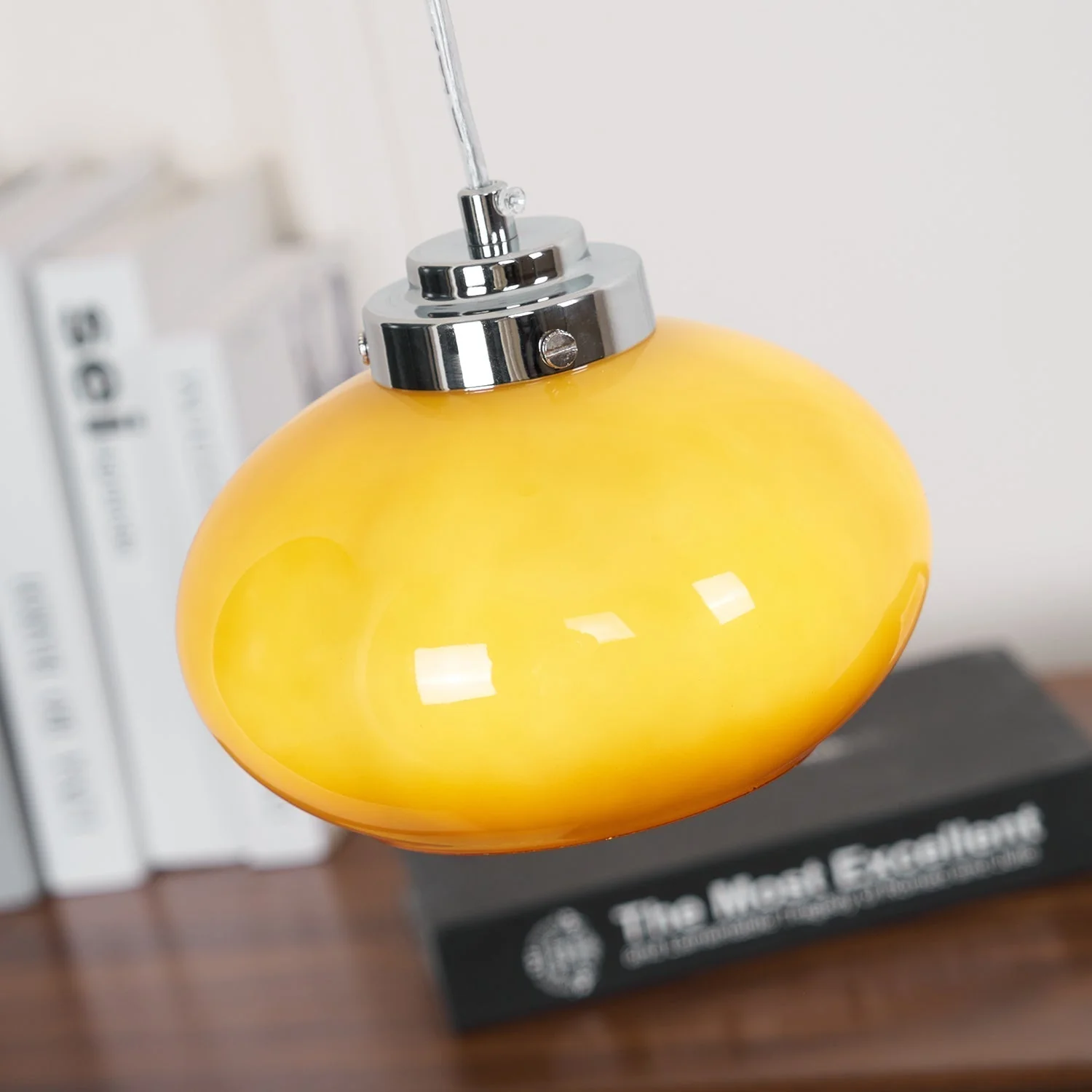 Tavira Glass Retro Pendant Light - Image 7