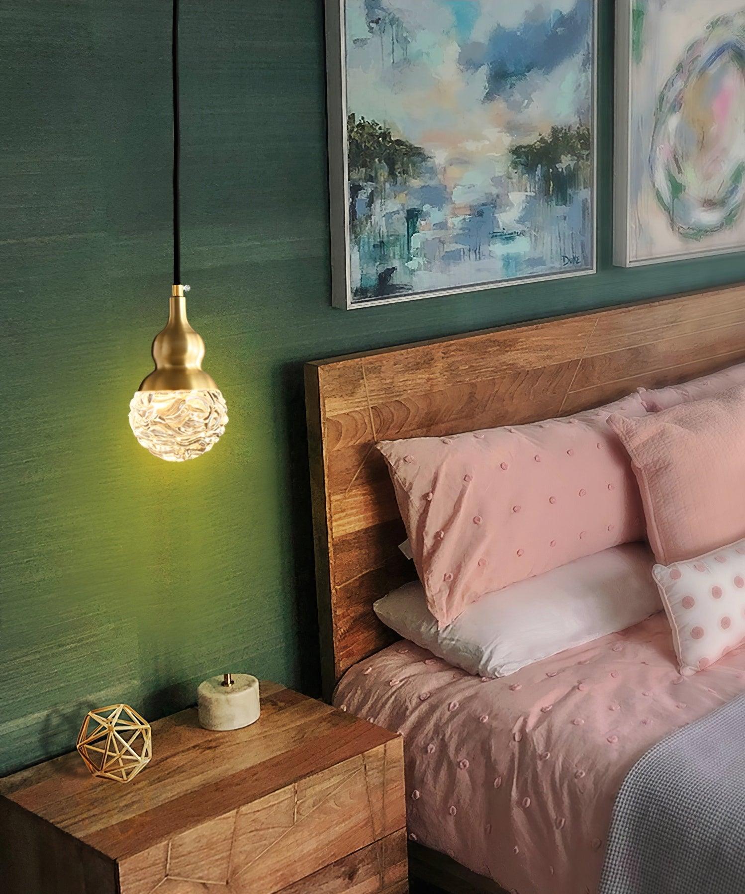 Tavirace Brass & Glass Glam Pendant Light - Image 4