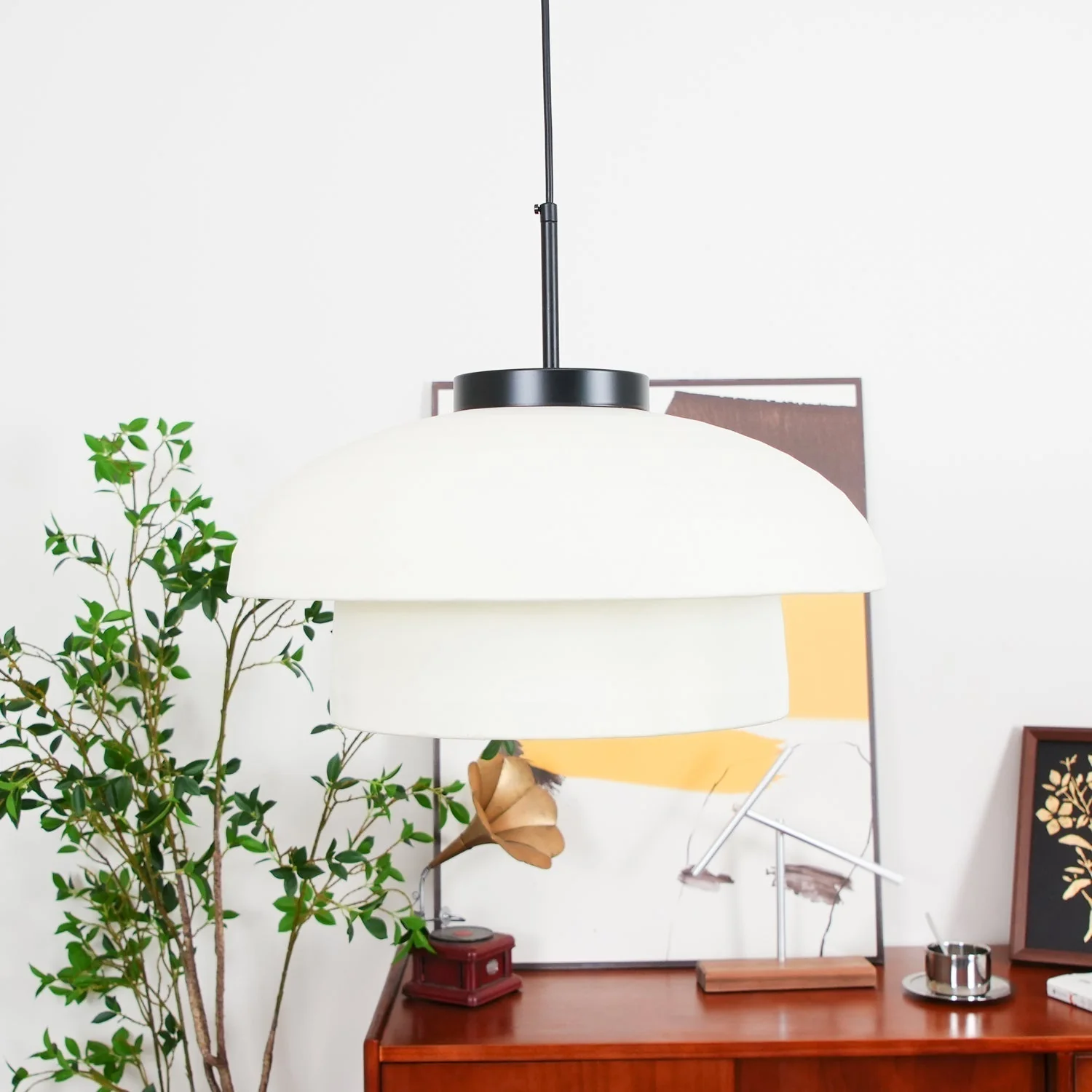 Tavirce Fabric Artistic Pendant Light - Image 13