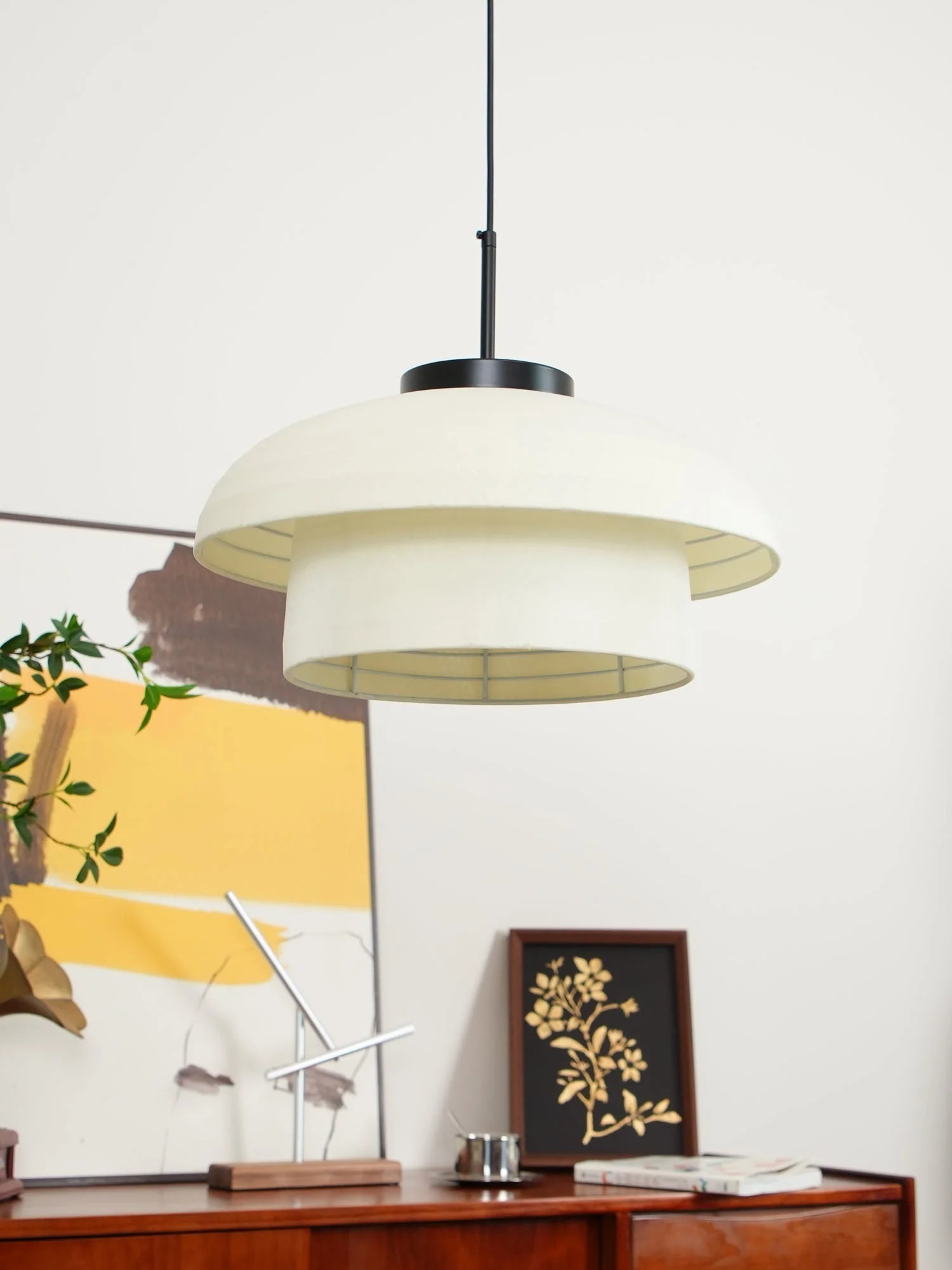 Tavirce Fabric Artistic Pendant Light - Image 15