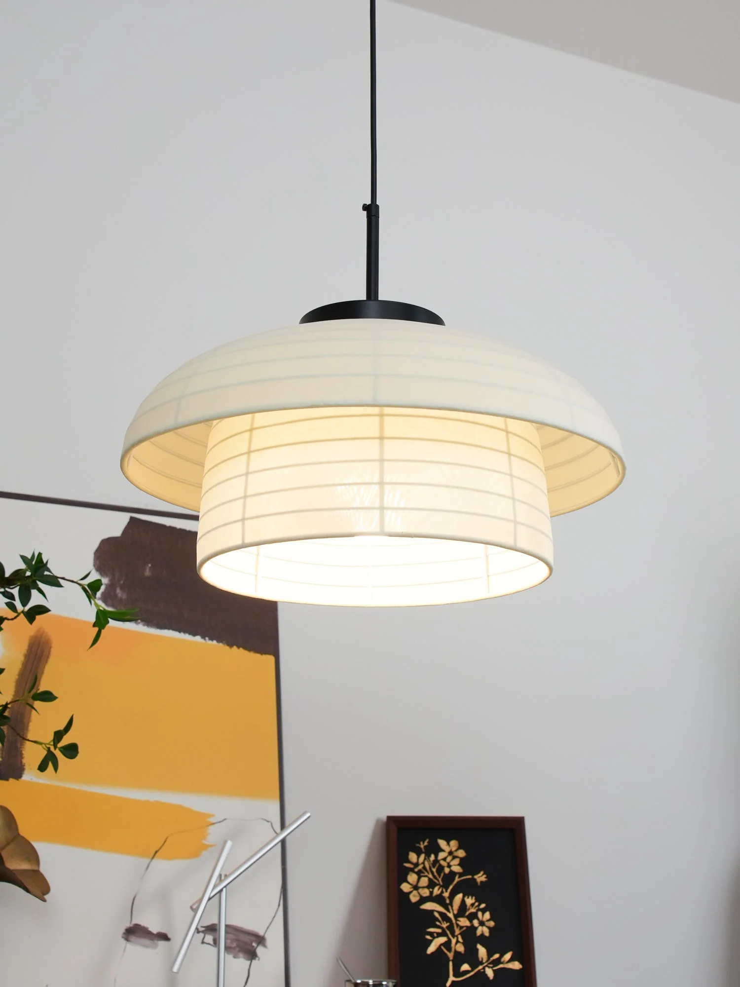Tavirce Fabric Artistic Pendant Light - Image 18