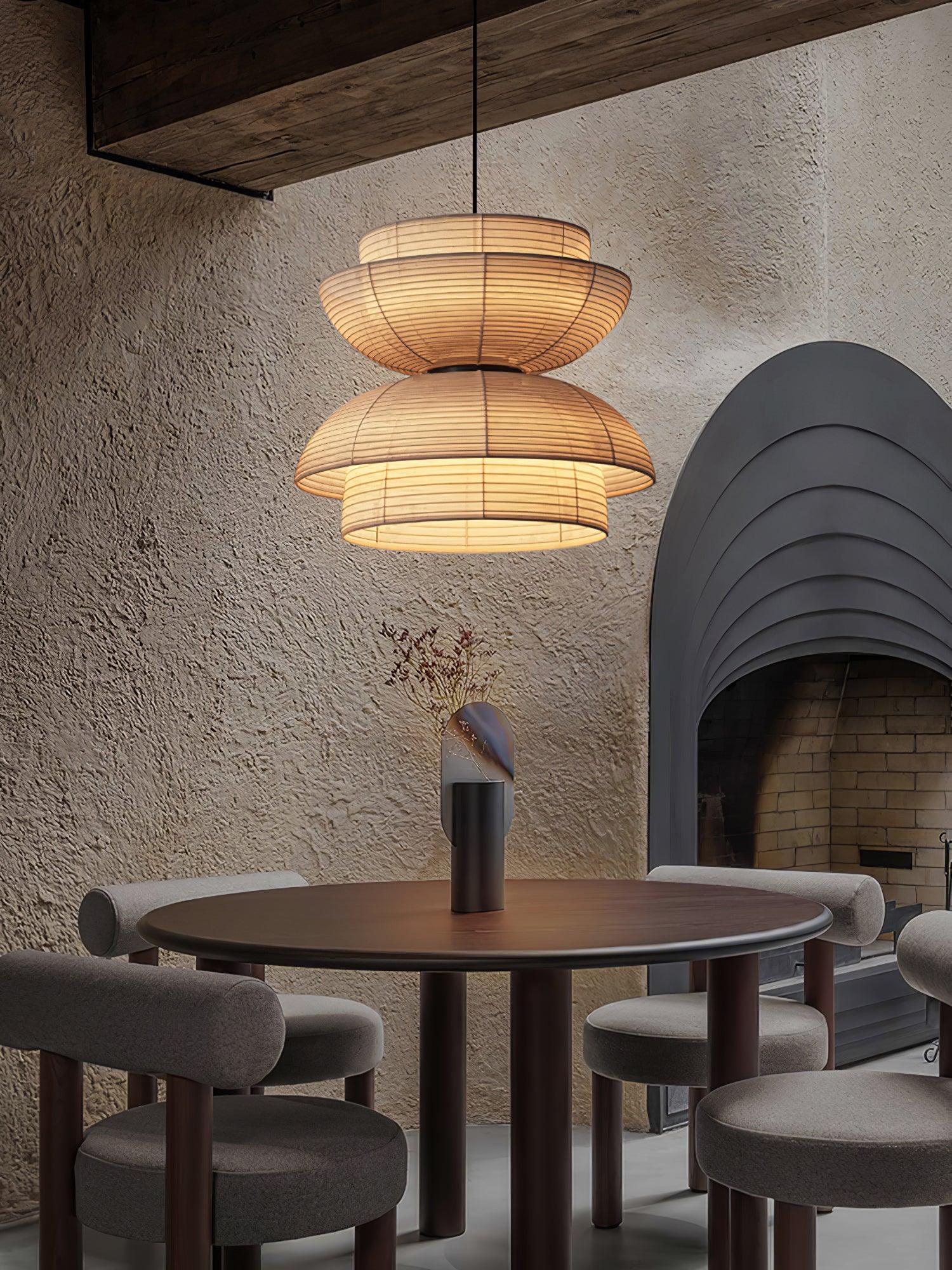 Tavirce Fabric Artistic Pendant Light - Image 34
