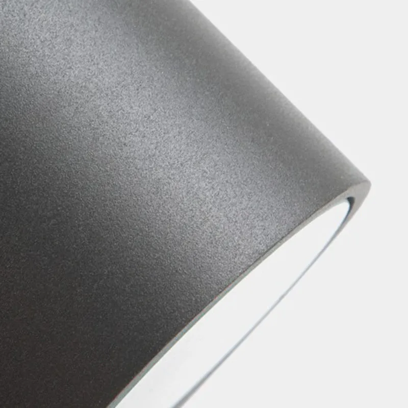 Tavon Minimalist Metal Square Outdoor Wall Lamp, Black - Image 9