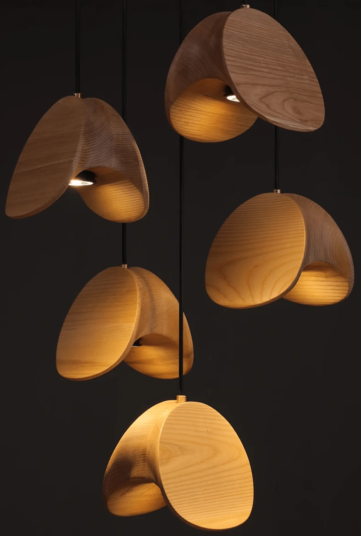 Tavro Minimalist Wood Pendant Light - Image 17