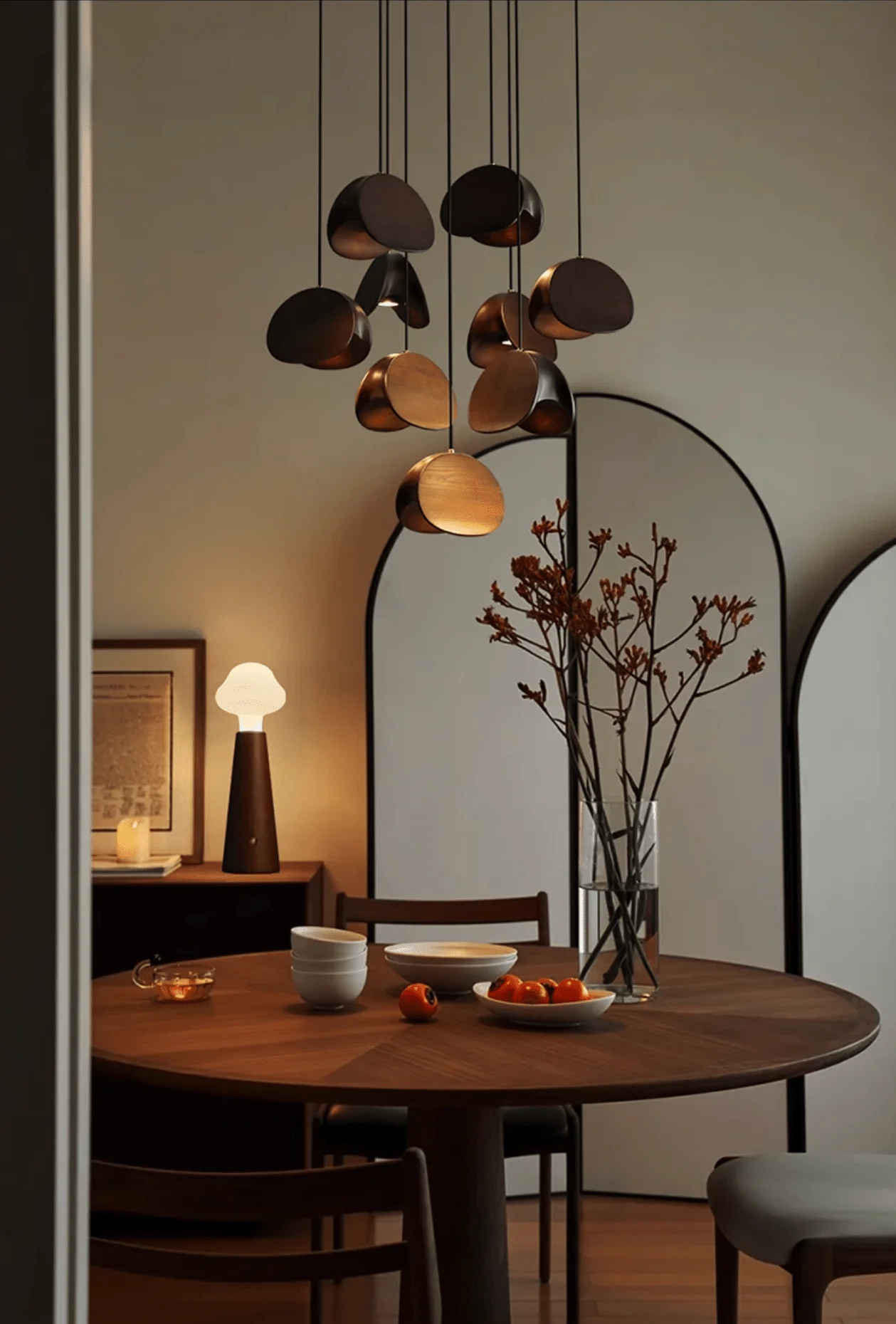 Tavro Minimalist Wood Pendant Light - Image 18