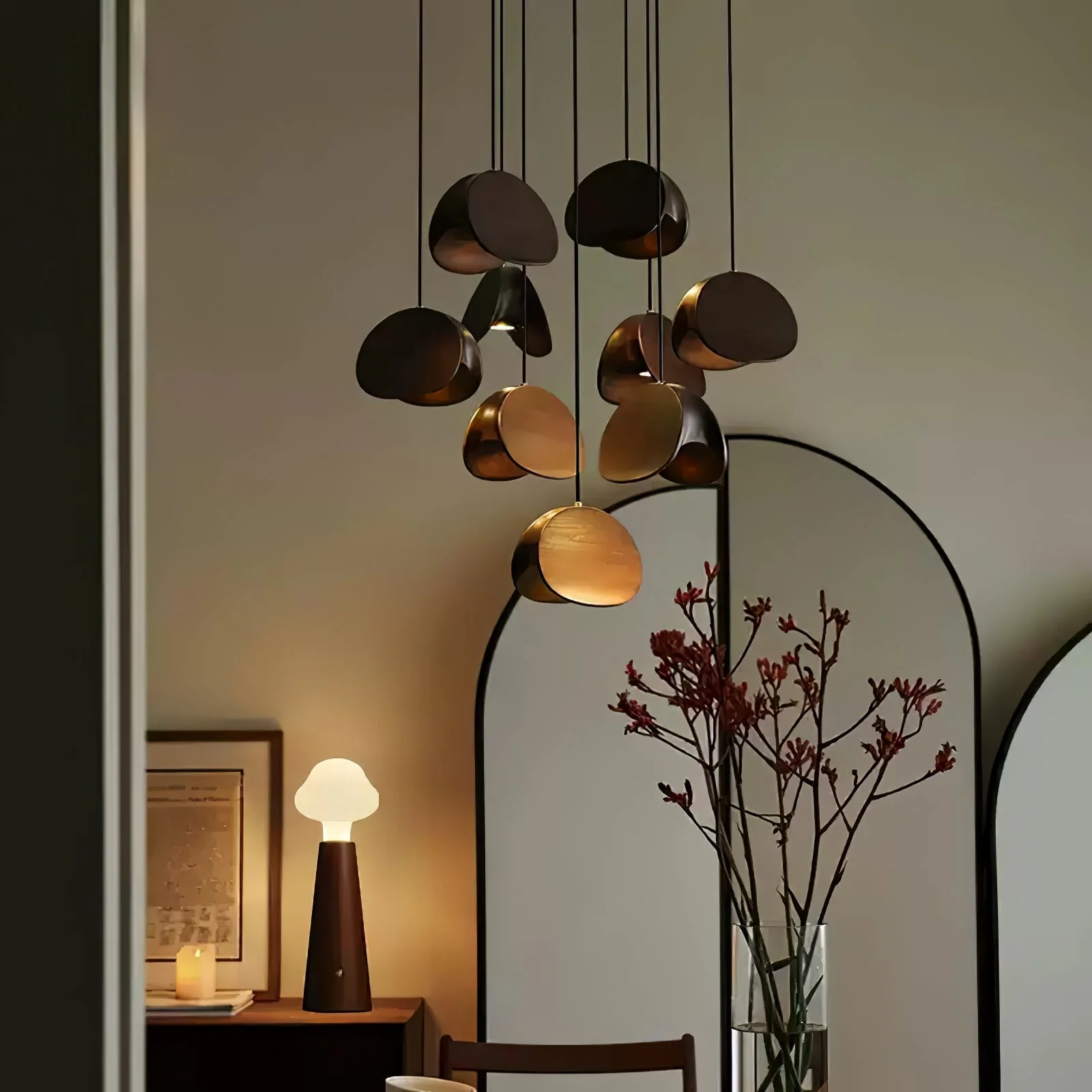 Tavro Minimalist Wood Pendant Light - Image 24