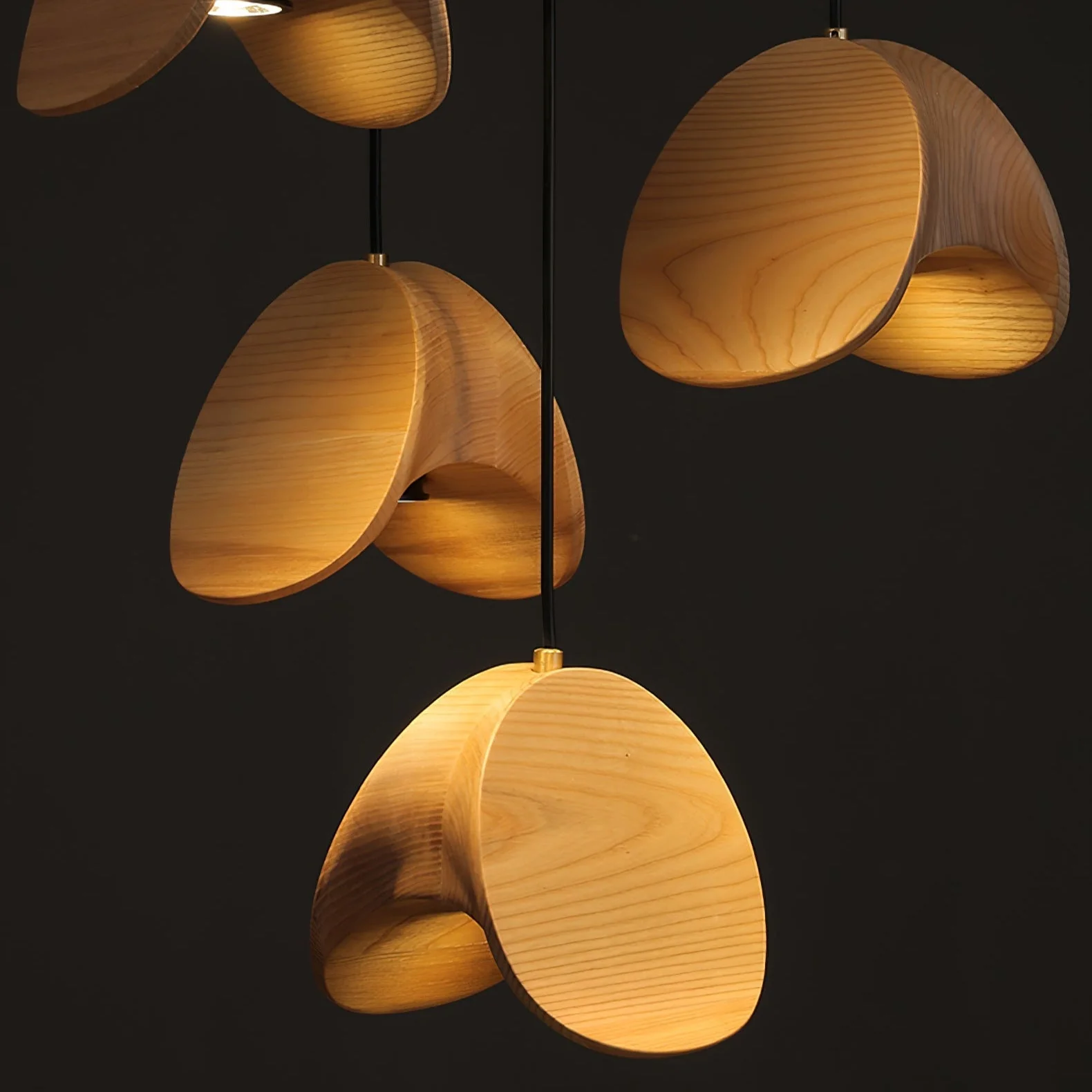 Tavro Minimalist Wood Pendant Light - Image 26