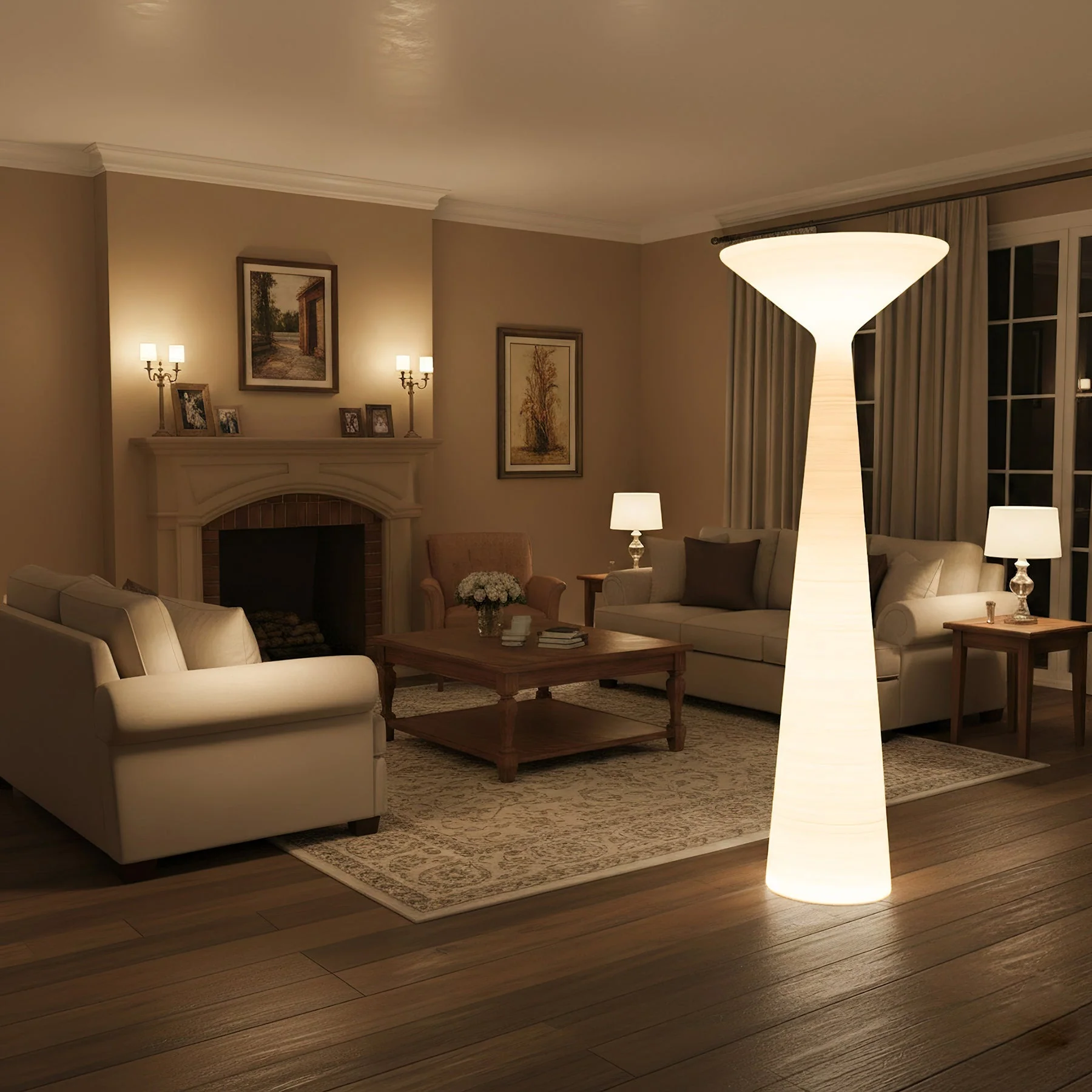 Tebe Modern PE Floor Lamp - Image 3