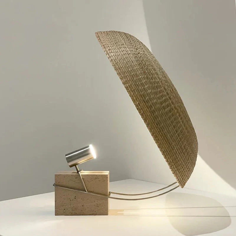 Tempo Farmhouse Travertine Table Lamp - Image 12