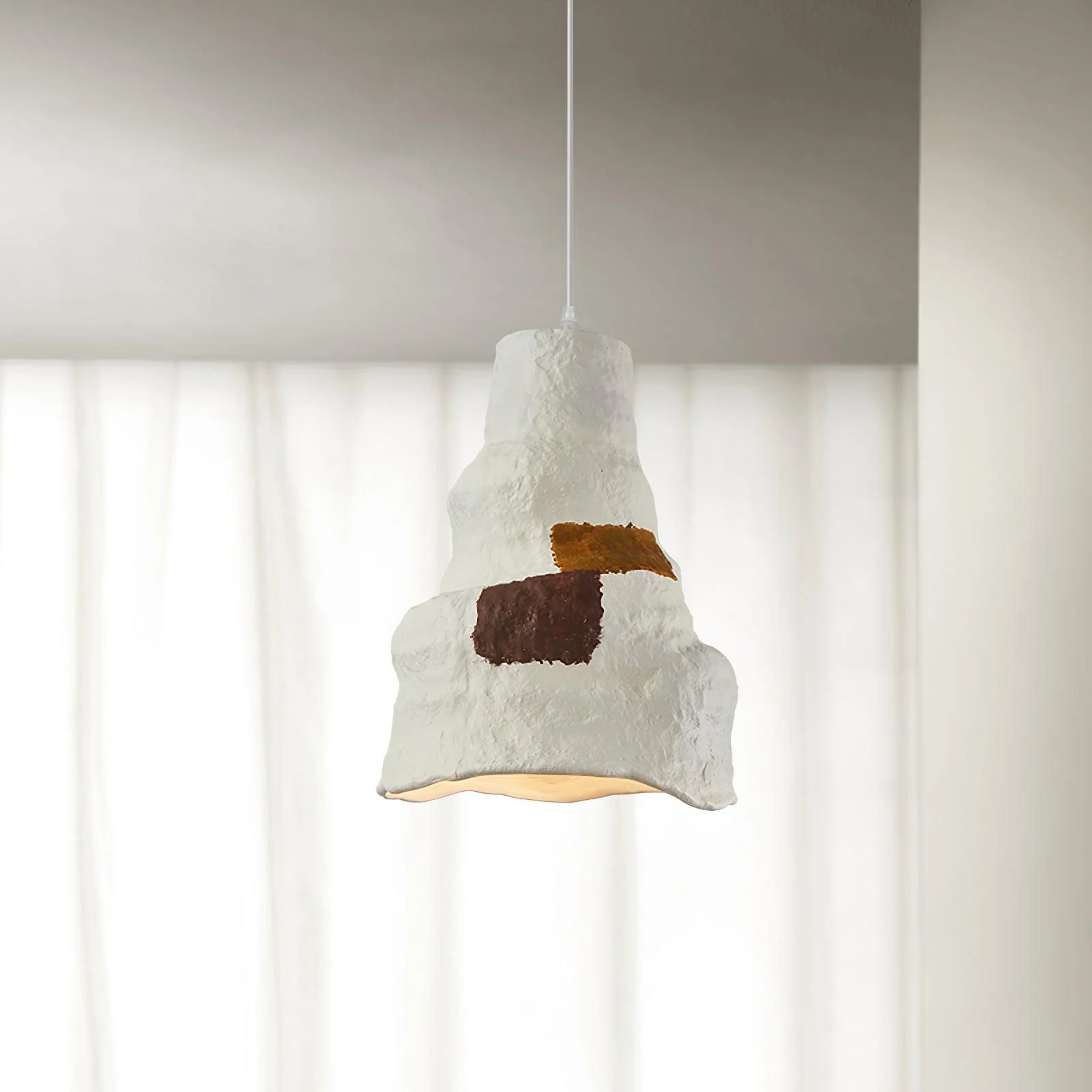 Terra Rustic Resin Pendant Lamp - Image 15