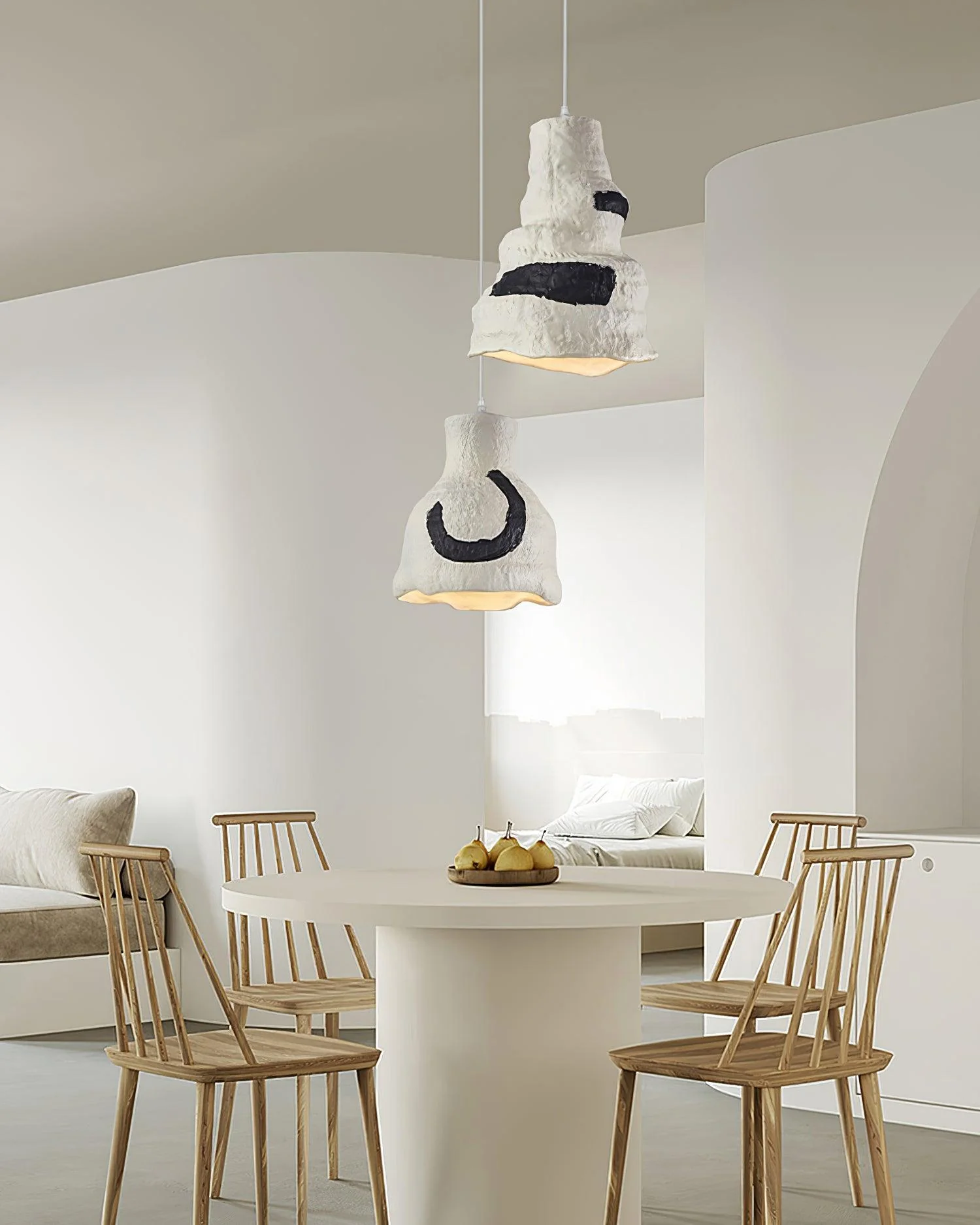 Terra Rustic Resin Pendant Lamp - Image 19