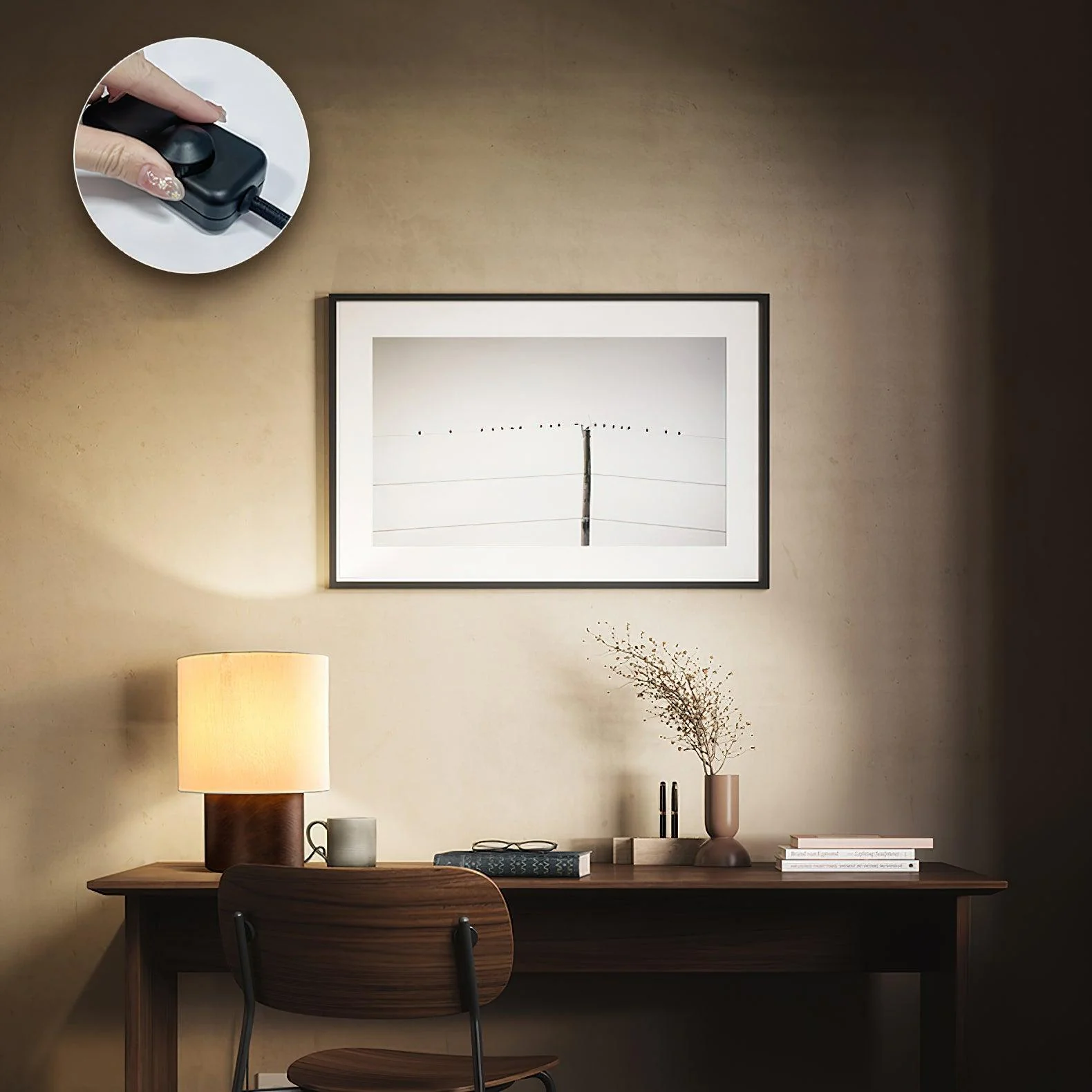 Terra Wabi-Sabi Wood Table Light - Image 11