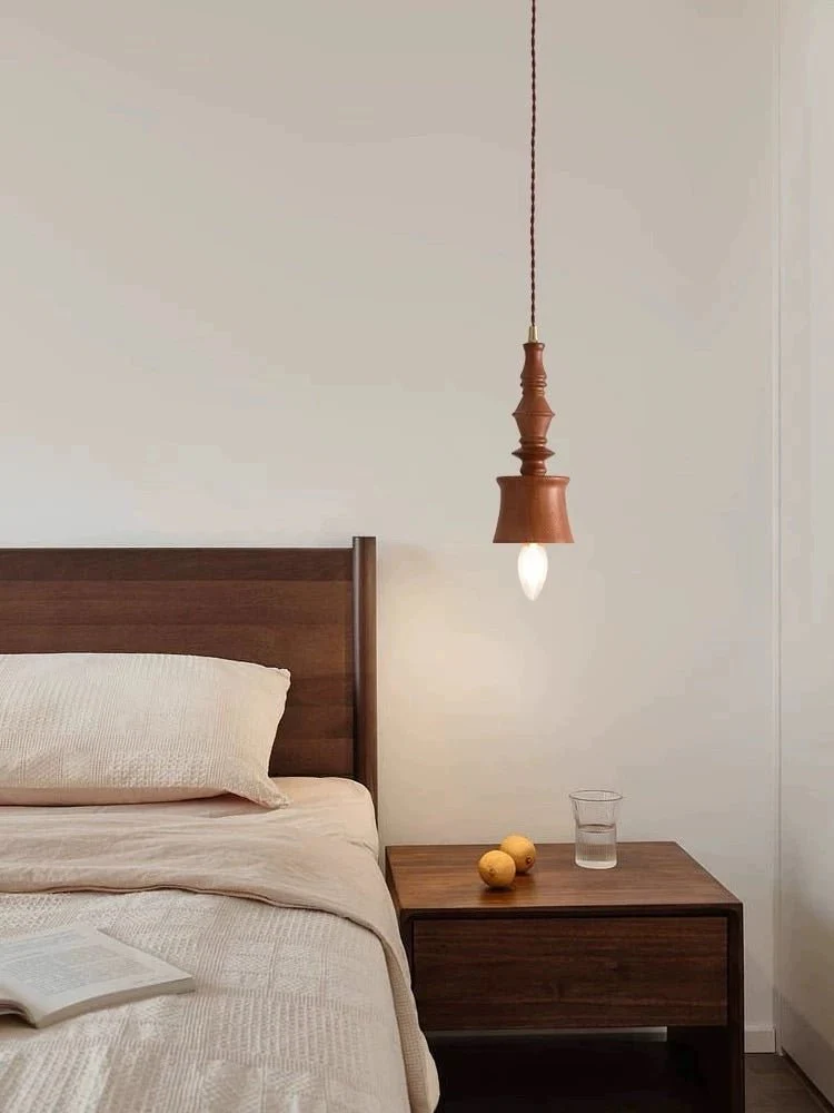 Tessira Wood Industrial Pendant Lamp - Image 16