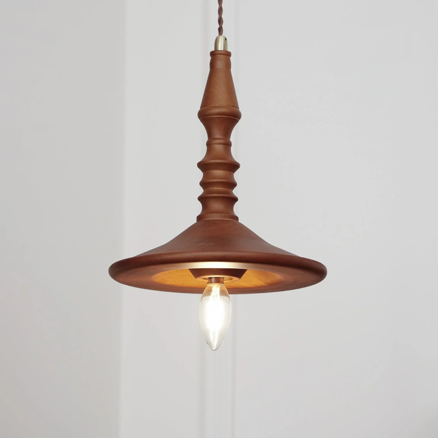 Tessira Wood Industrial Pendant Lamp - Image 17