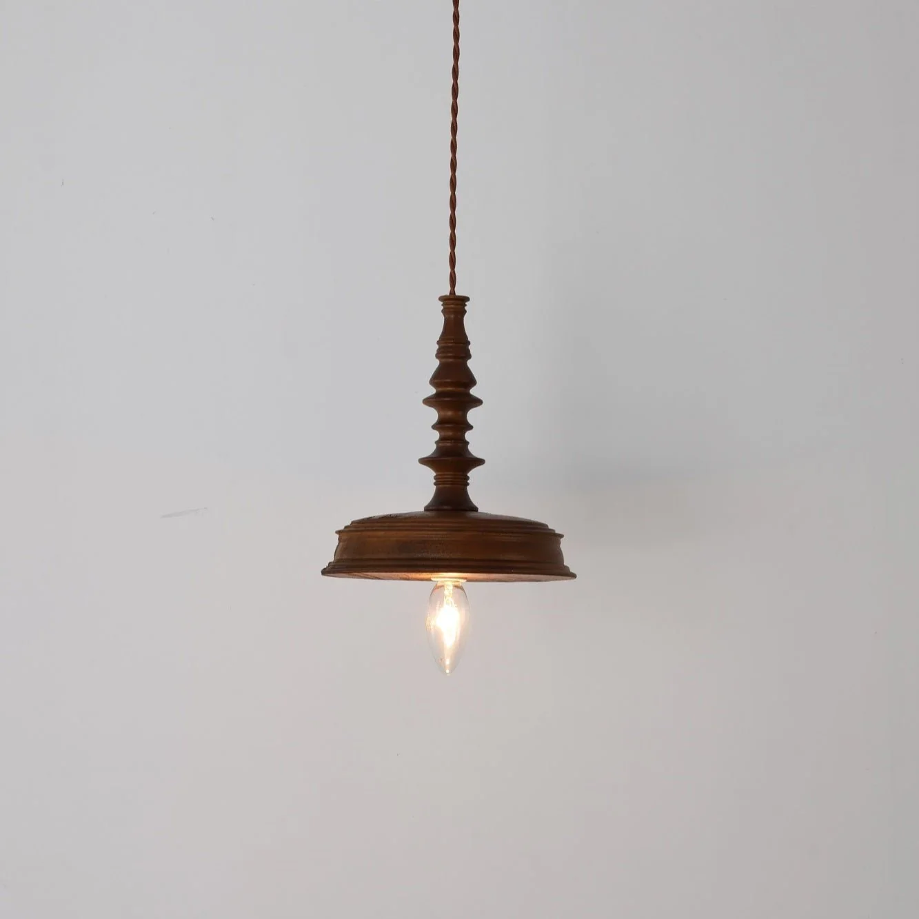 Tessira Wood Industrial Pendant Lamp - Image 29