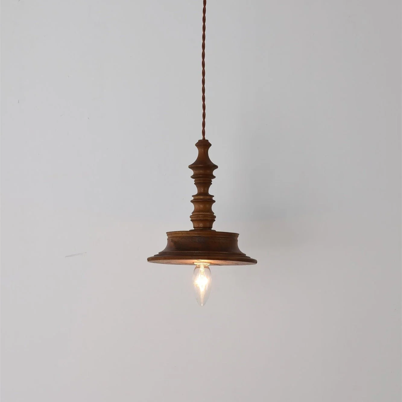 Tessira Wood Industrial Pendant Lamp - Image 31